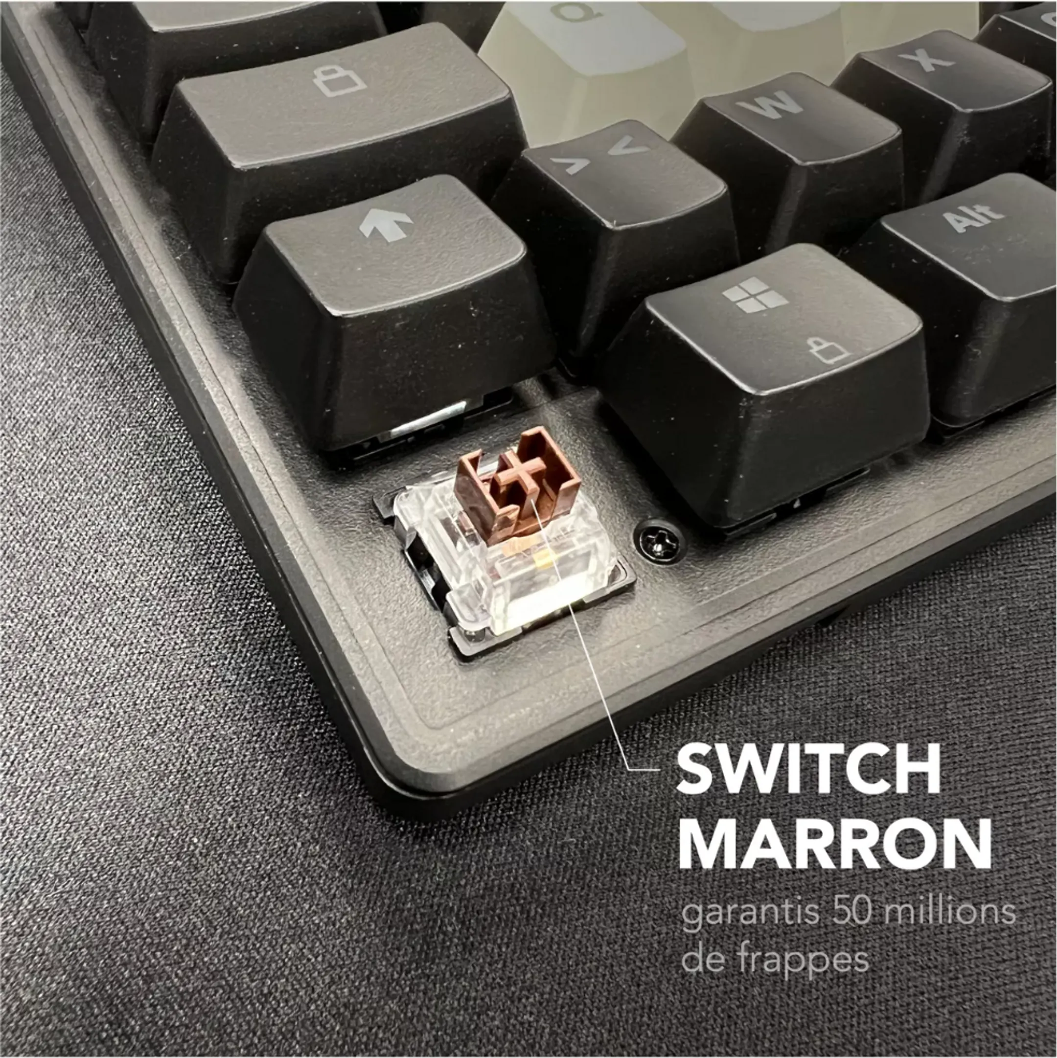 Skillkorp Gaming keyboard K5 Access - AZERTY - Black image