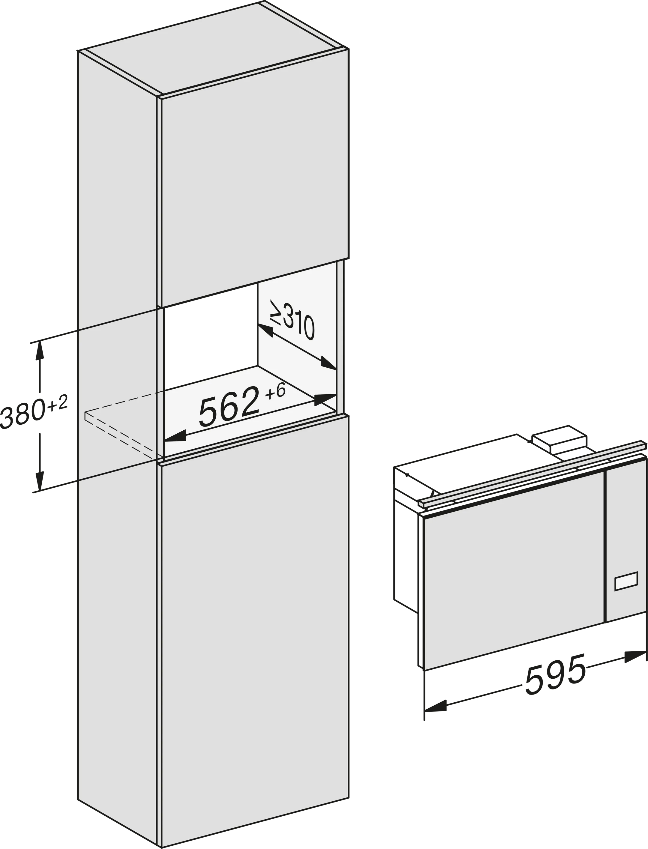 Miele Built-in microwave M 2234 SC Obsidian Black image