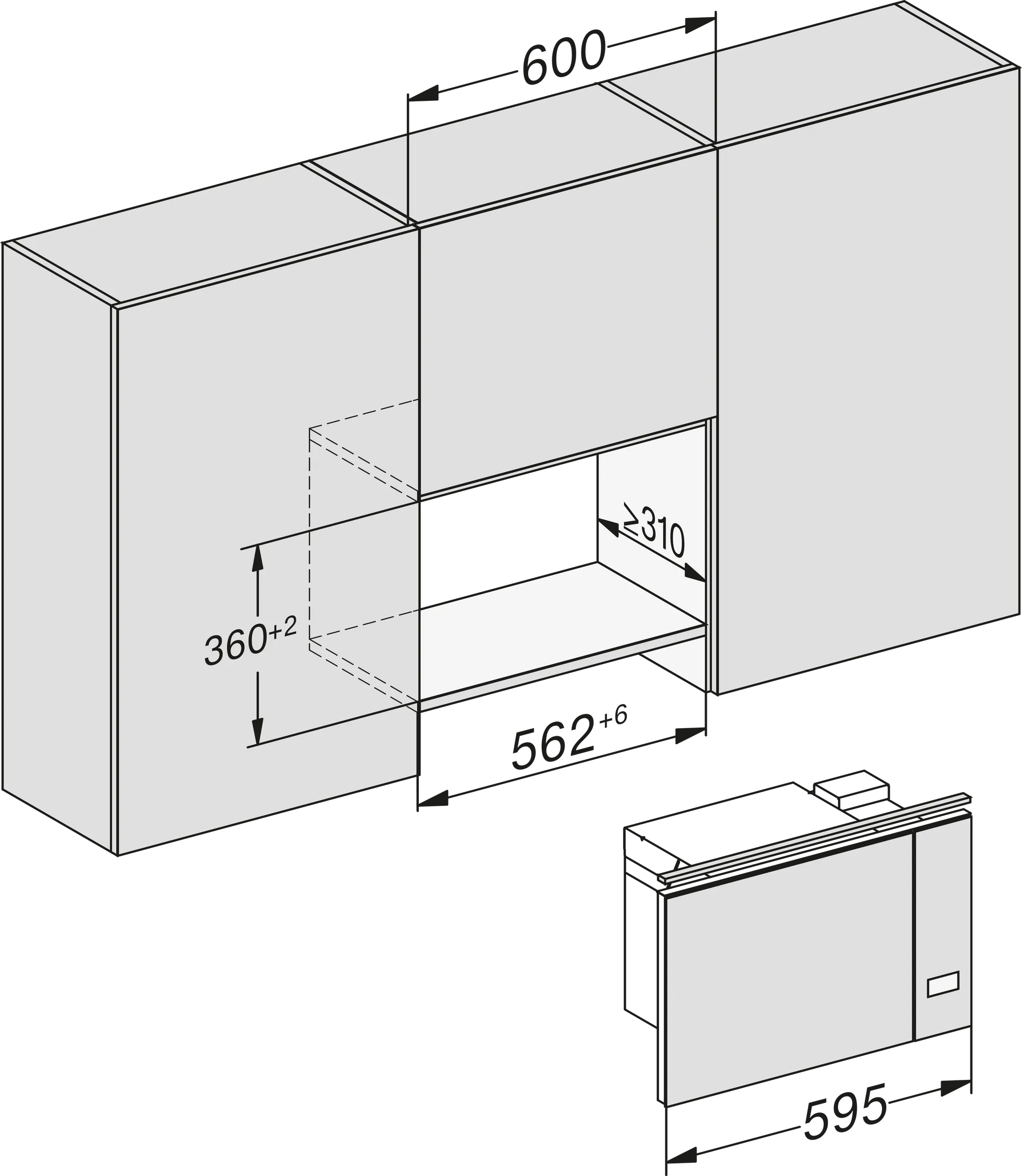 Miele Built-in microwave M 2234 SC Obsidian Black image