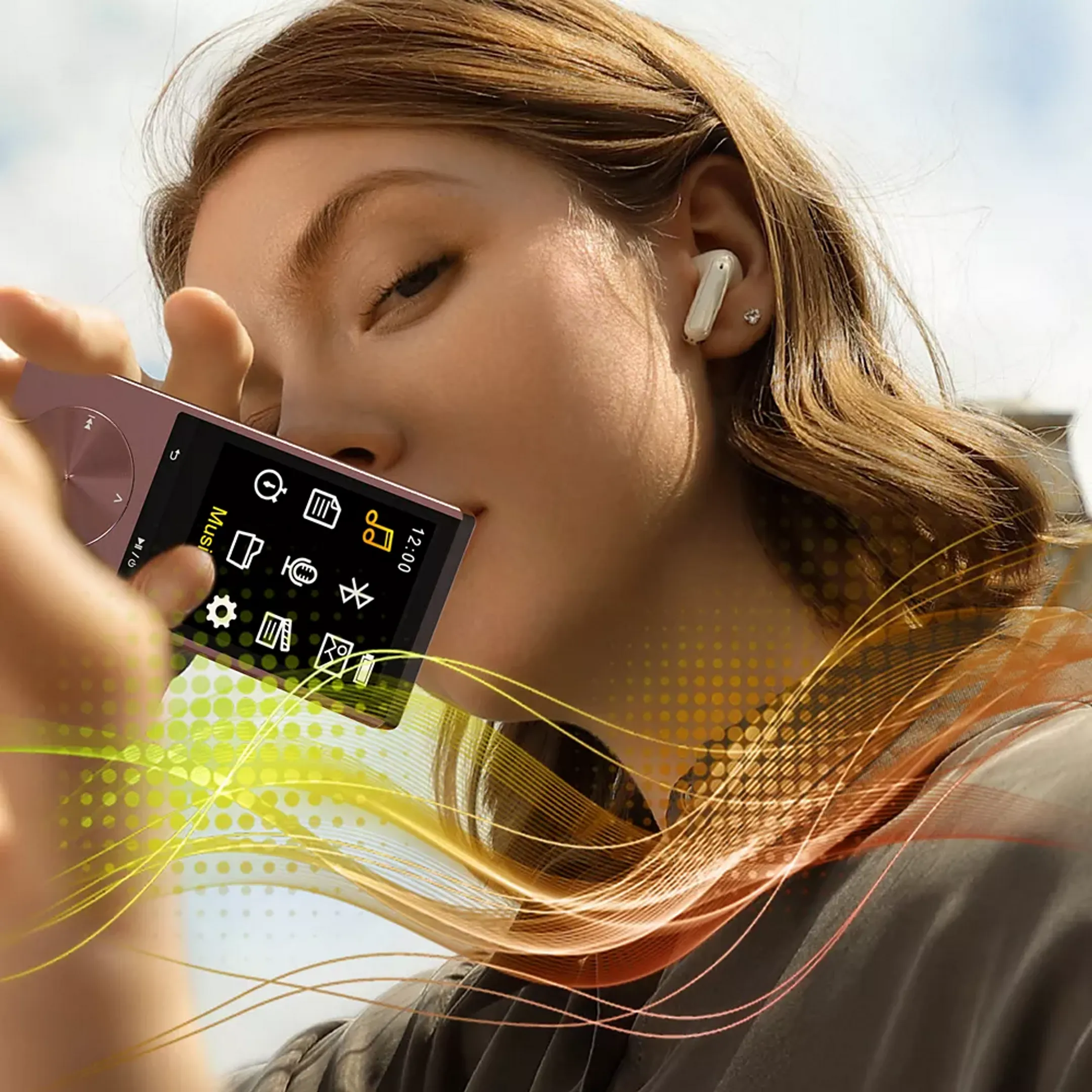 ESSENTIEL-B Lecteur MP4 Enjoy BT-C - 8Go - Rose image