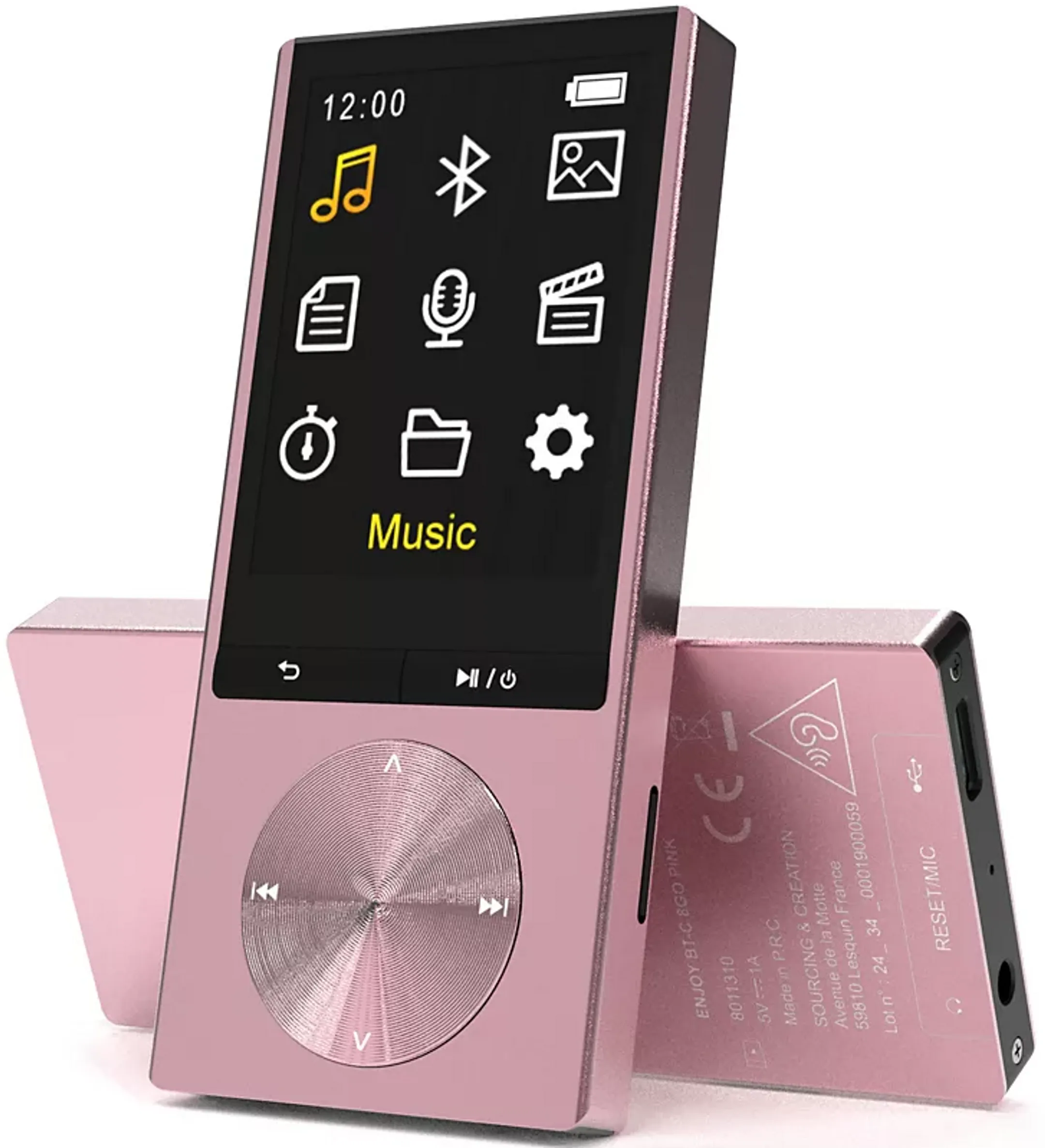 ESSENTIEL-B Lecteur MP4 Enjoy BT-C - 8Go - Rose image