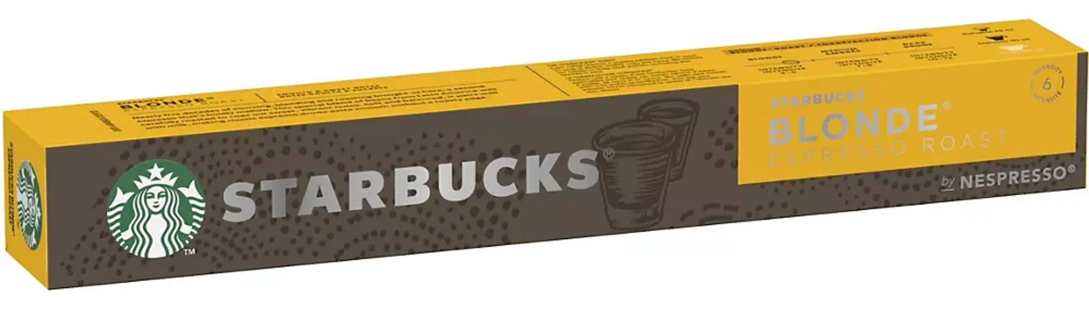 Starbucks Capsules Nestle Starbucks by Nespresso - Blonde - 10 capsules image
