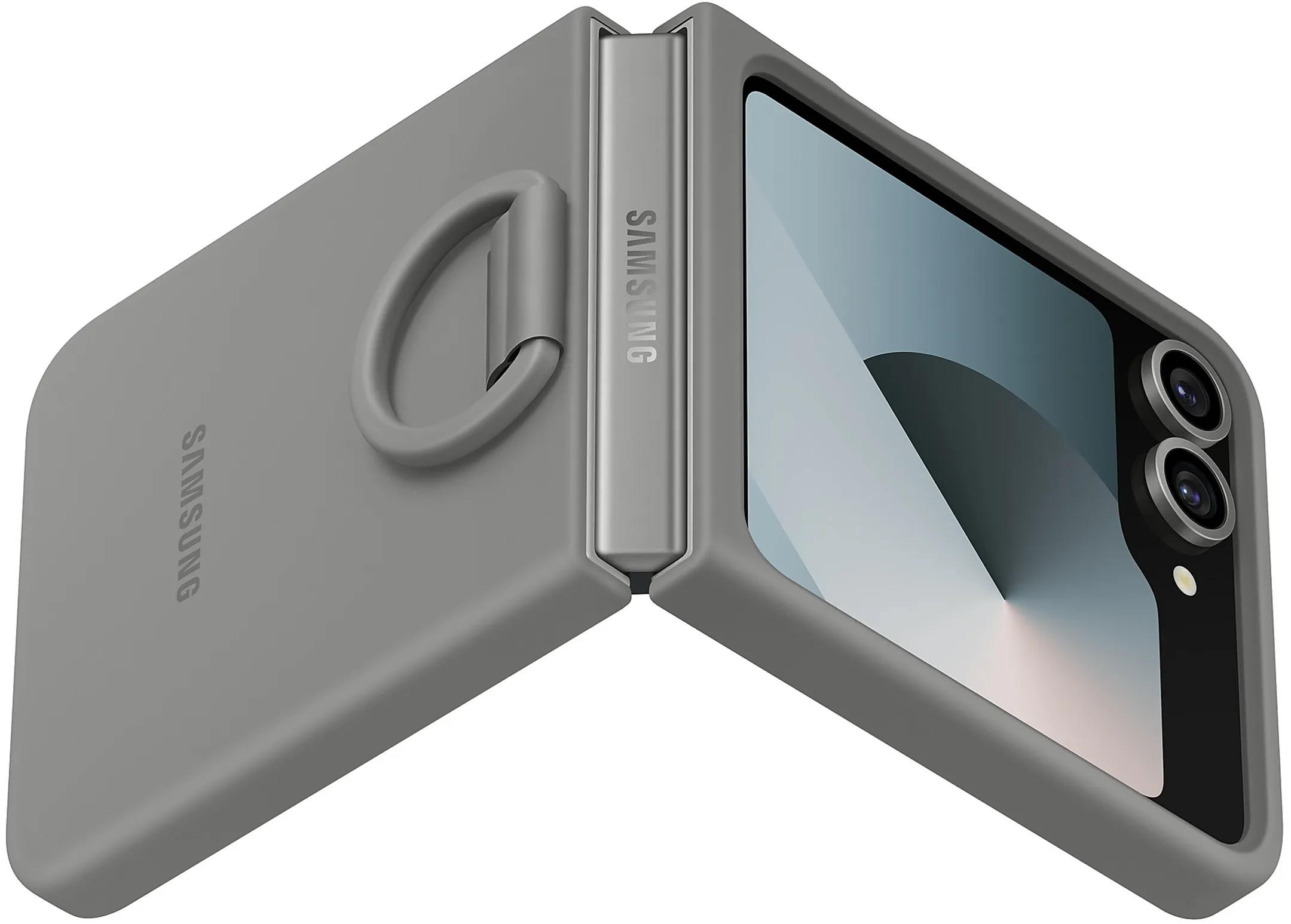 Samsung Silicone cover for Galaxy Z Flip6 - Gris image