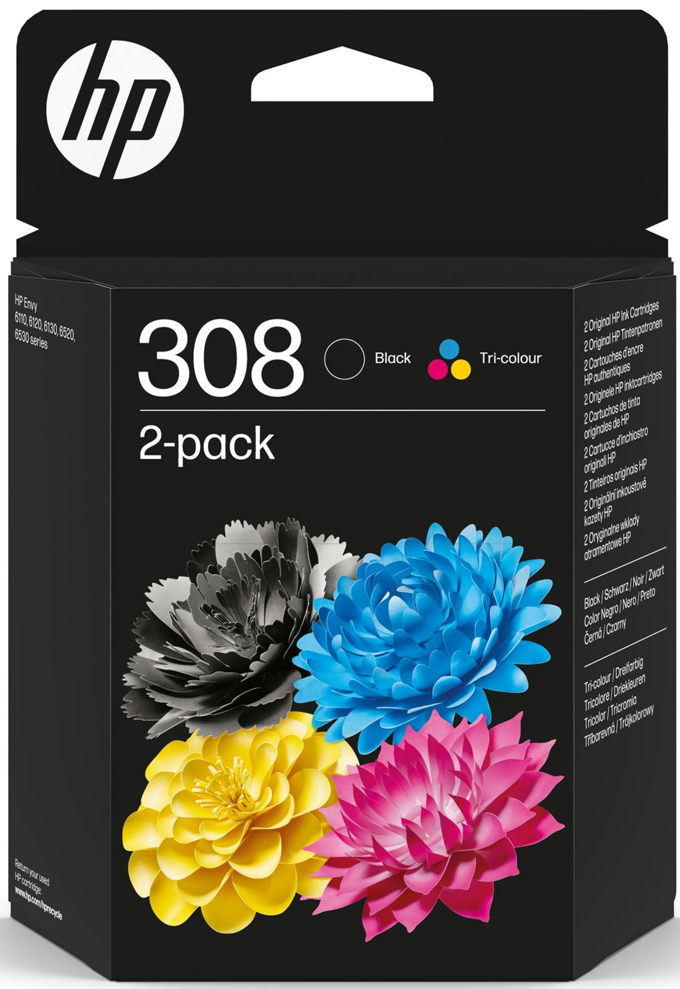 Cartouche d'encre - 308 - Noir + Couleur