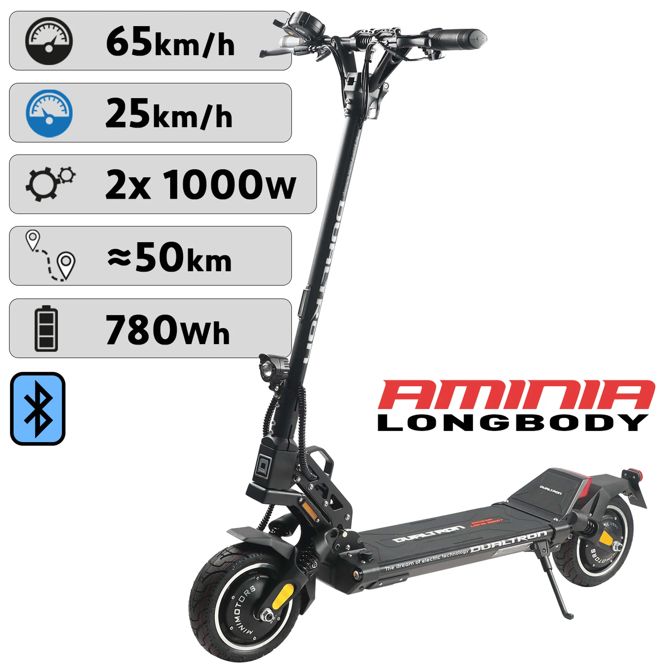 MINIMOTORS Electric scooter Dualtron Amina LongBody - 15,6Ah image