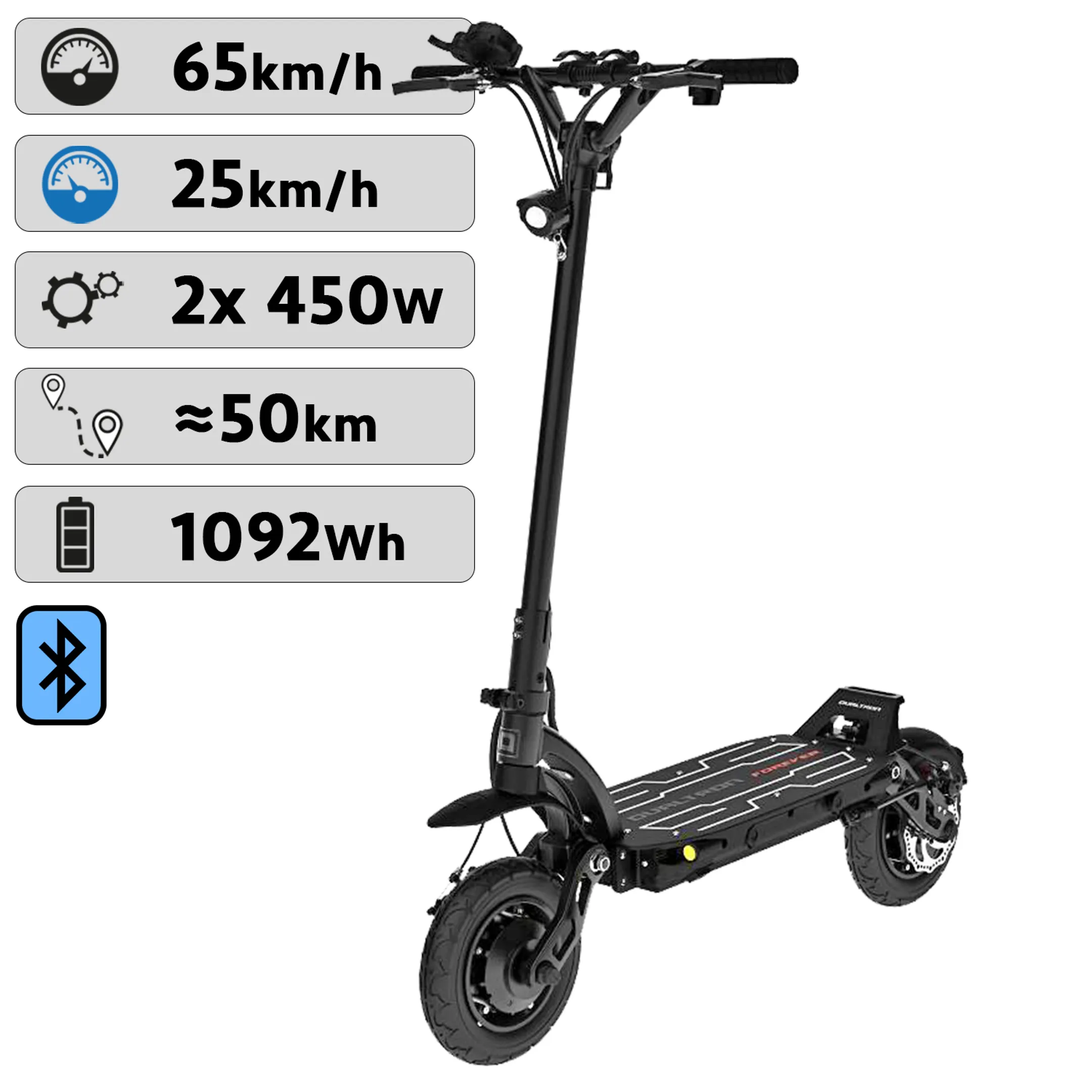 MINIMOTORS Electric scooter Dualtraon Forever - 18.2Ah image
