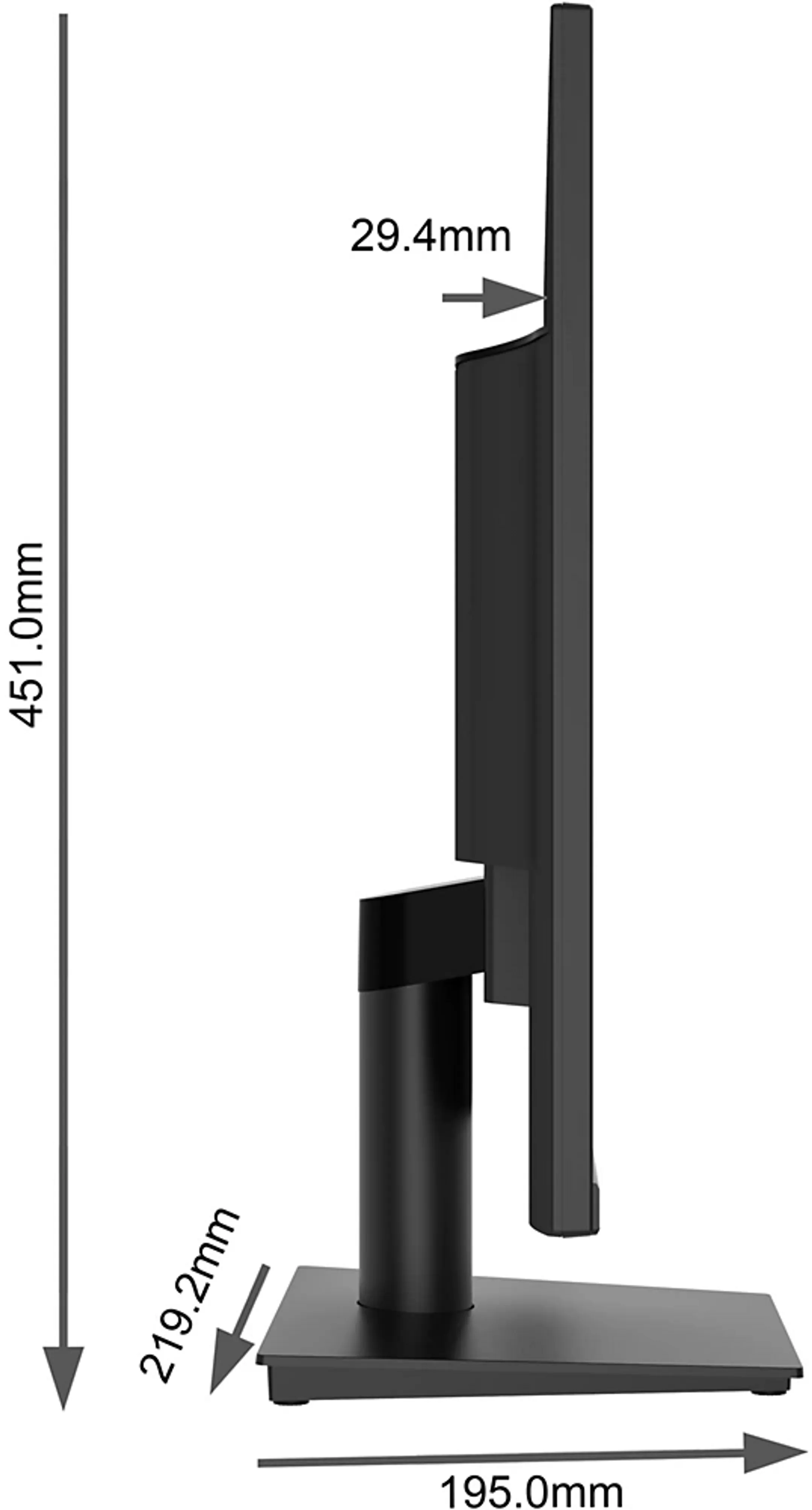ESSENTIEL-B Moniteur PC 27" FHD 100Hz Pixel View - Noir image