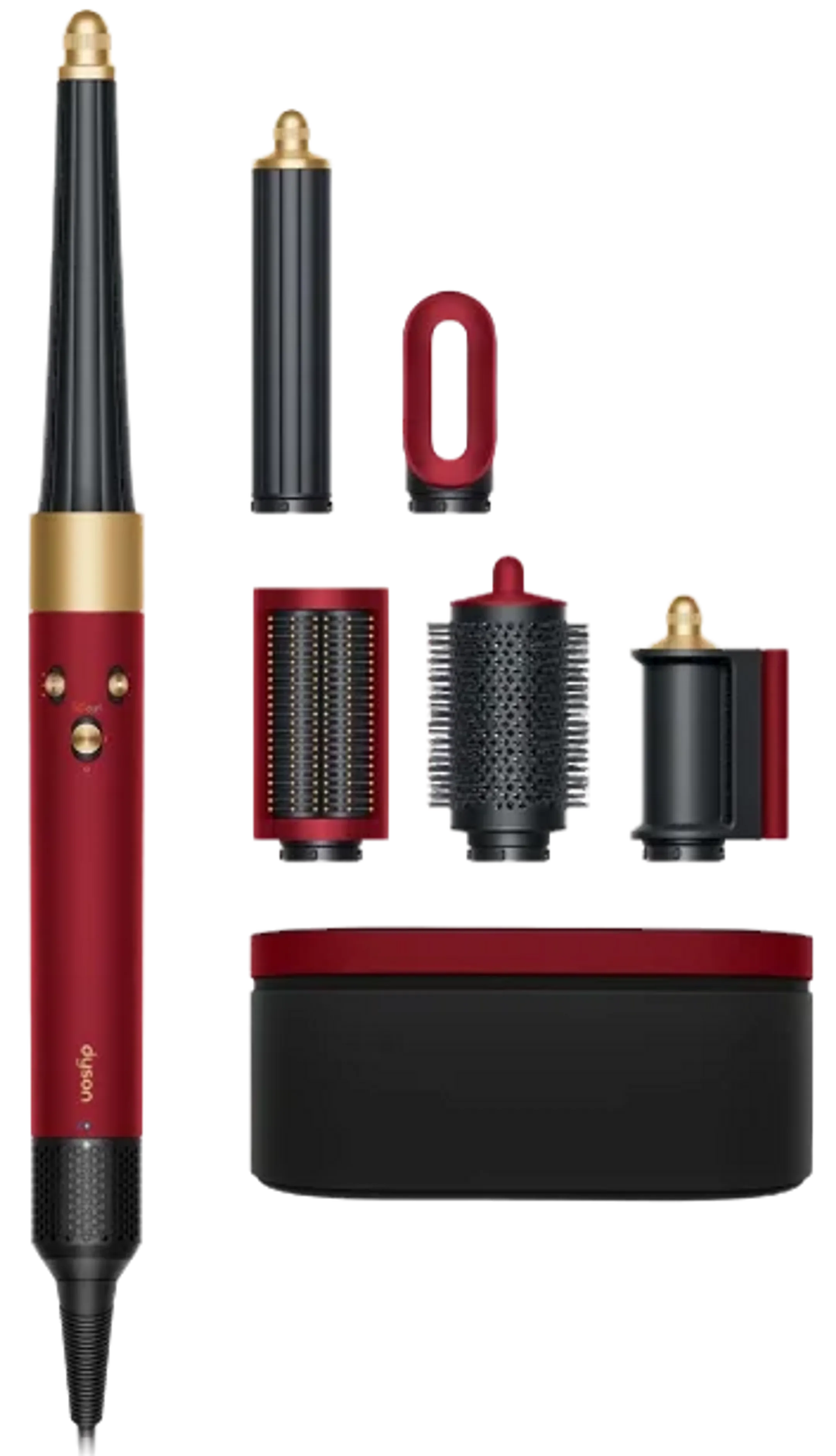 Airwrap i.d. glattes bis welliges Haar Valentinstag-Edition Samt Rot/Gold