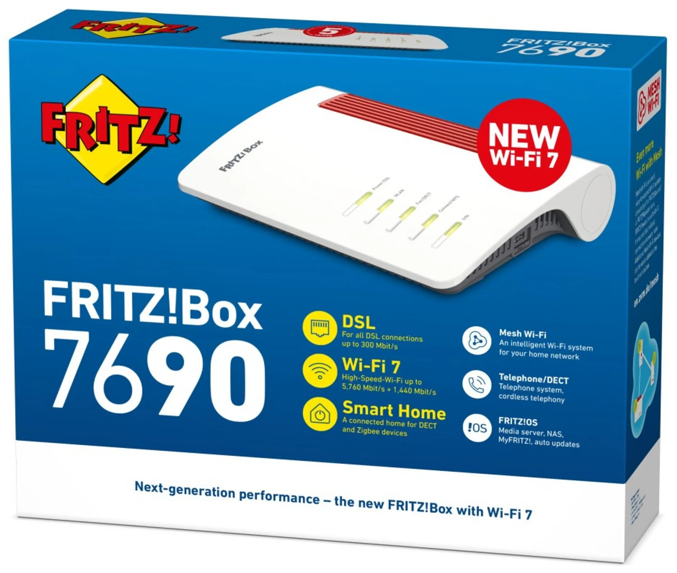 AVM FRITZ Modem routeur WiFi 7 Fritz!Box 7690 image