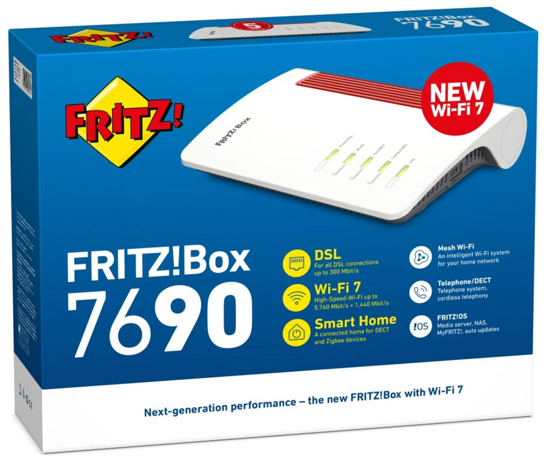 AVM FRITZ Modem routeur WiFi 7 Fritz!Box 7690 image