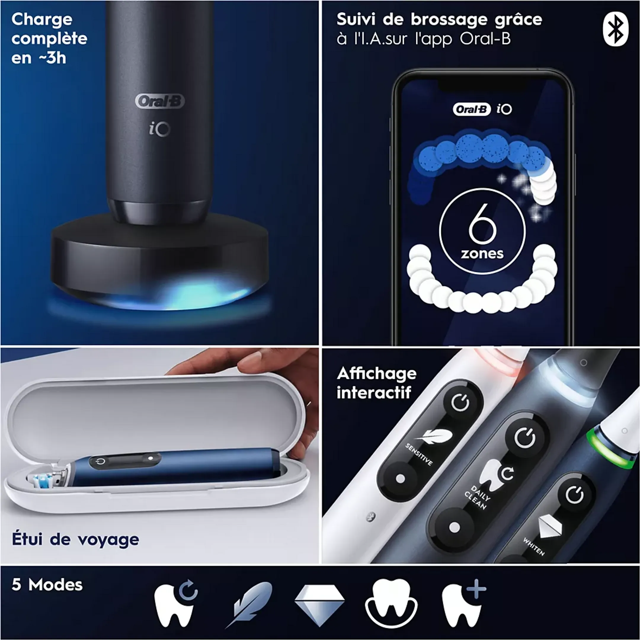 Oral-B Brosse à dent électrique iO Series 7s Black Edition image