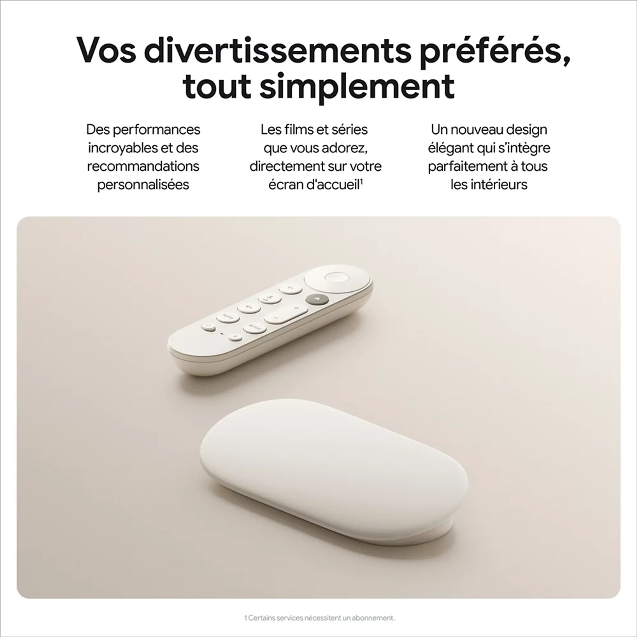 Google Appareil de streaming TV Streamer 4K image