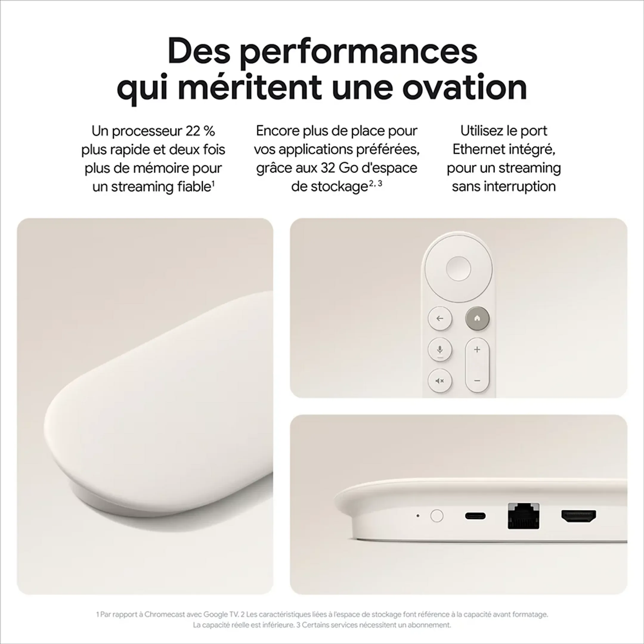 Google Appareil de streaming TV Streamer 4K image