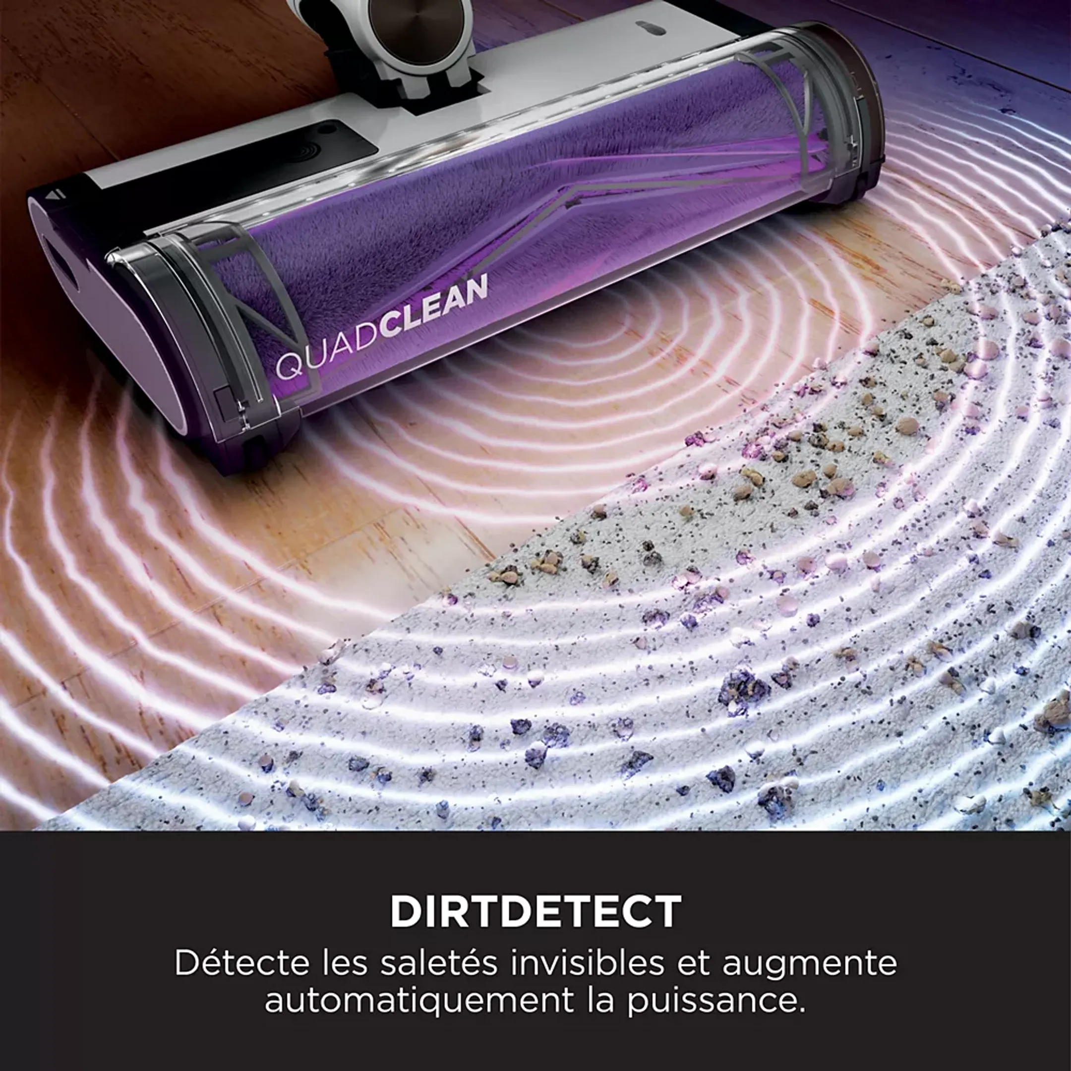 Shark Aspirateur balai Detect Clean avec base automatique IW3612EU image