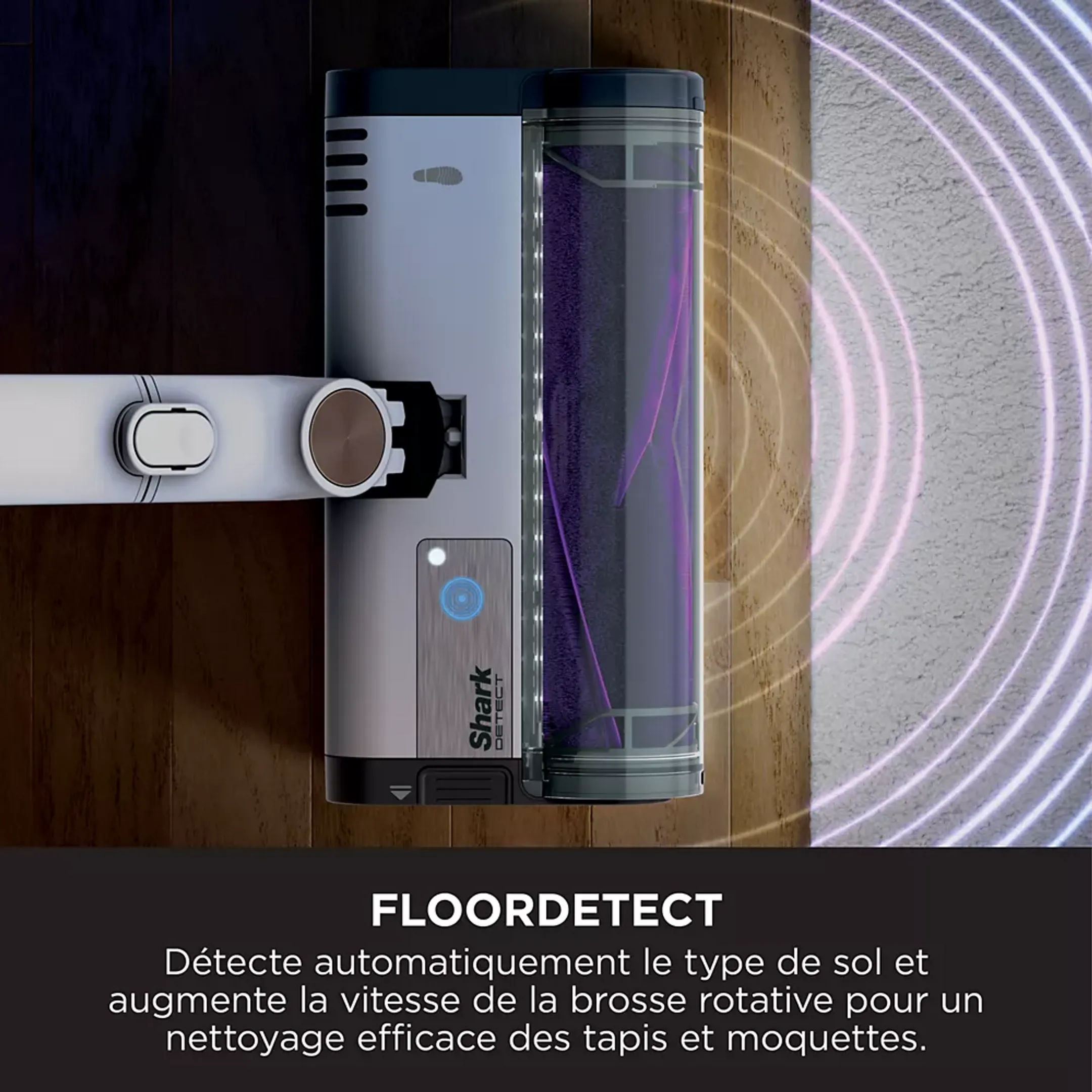 Shark Aspirateur balai Detect Clean avec base automatique IW3612EU image
