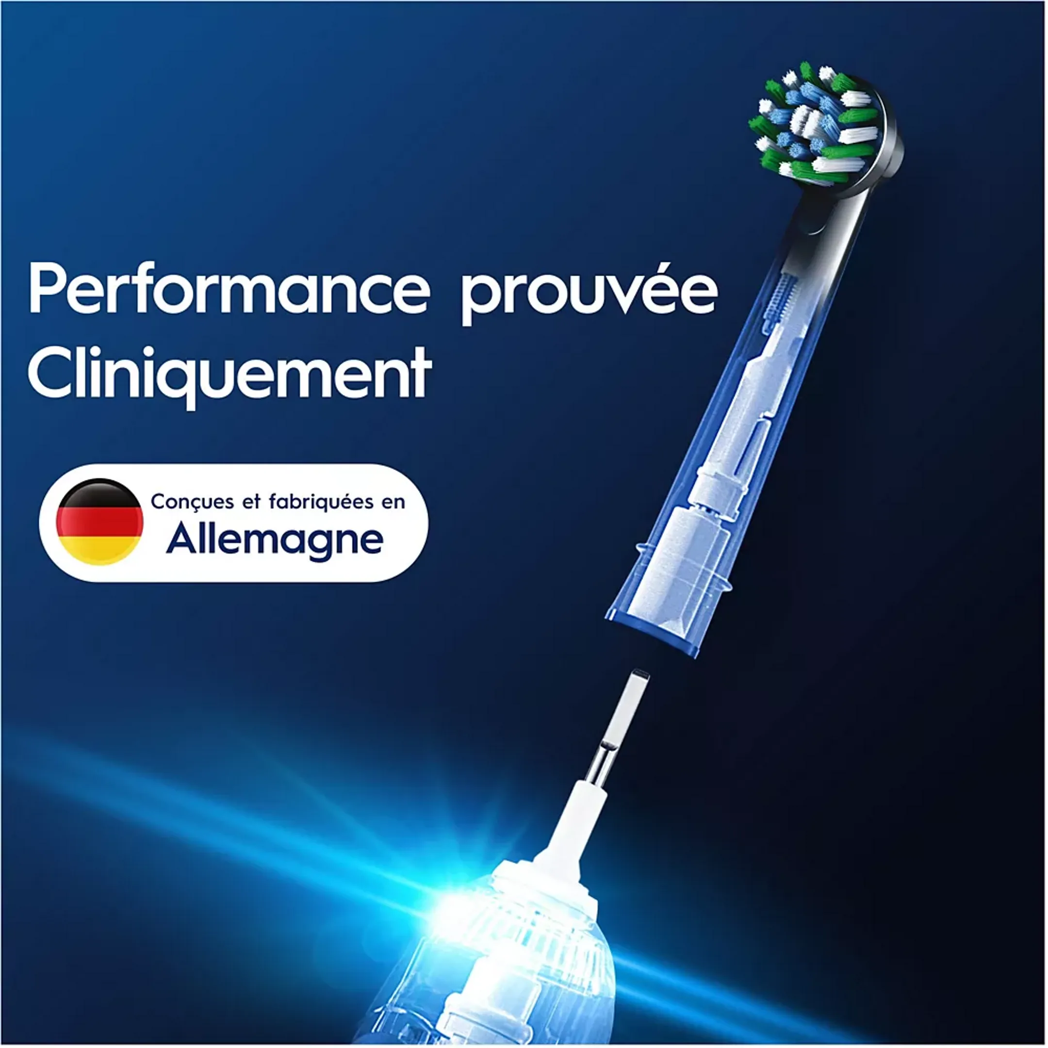 Oral-B Tête de brossage Pro Cross Action Black - 8 Pièces image