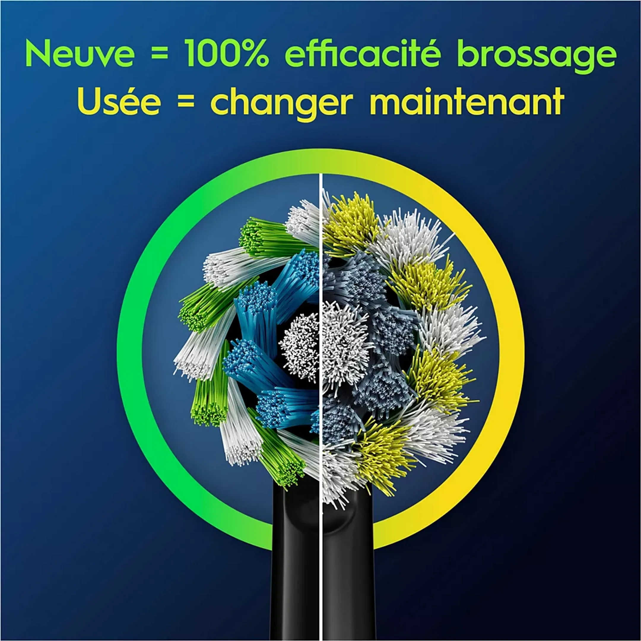Oral-B Tête de brossage Pro Cross Action Black - 8 Pièces image