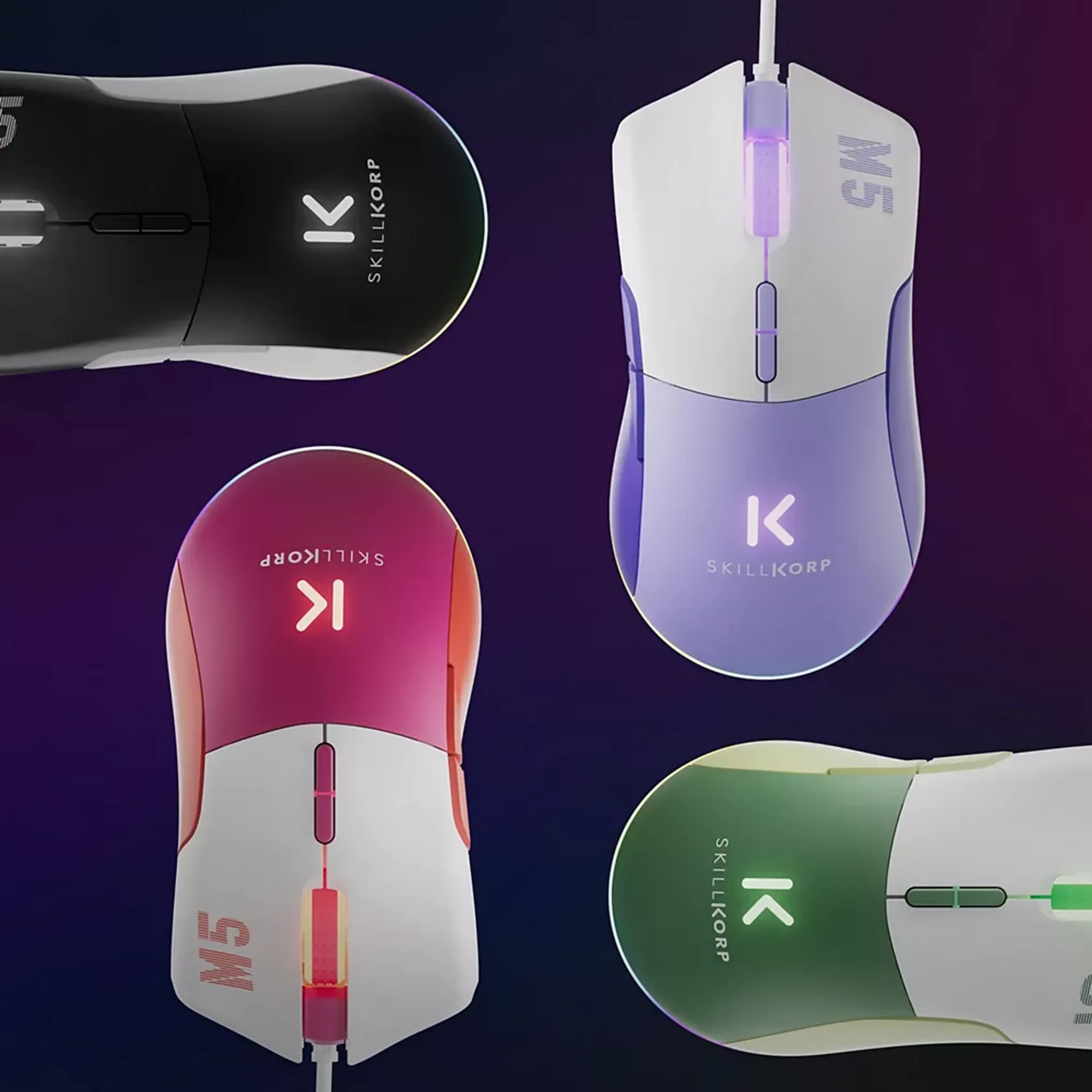 Skillkorp Souris Gaming M5 Eco - Noir image