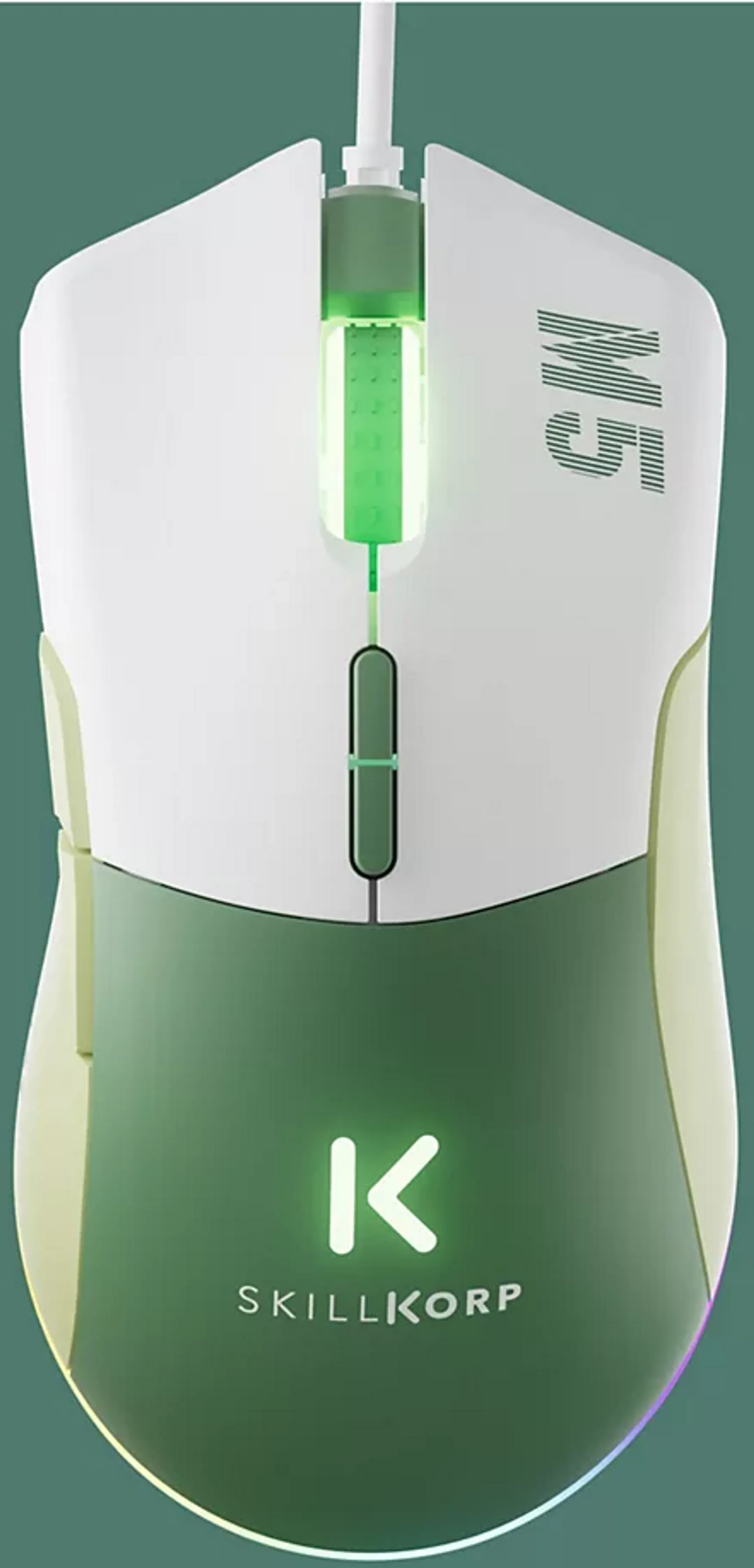 Skillkorp Gaming Mouse M5 Eco - Green image