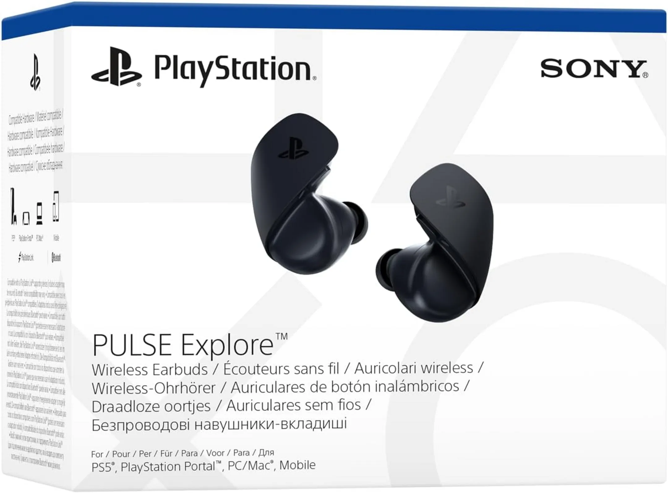Sony Wireless Gaming headphones PULSE Eplore - Midnight Black image