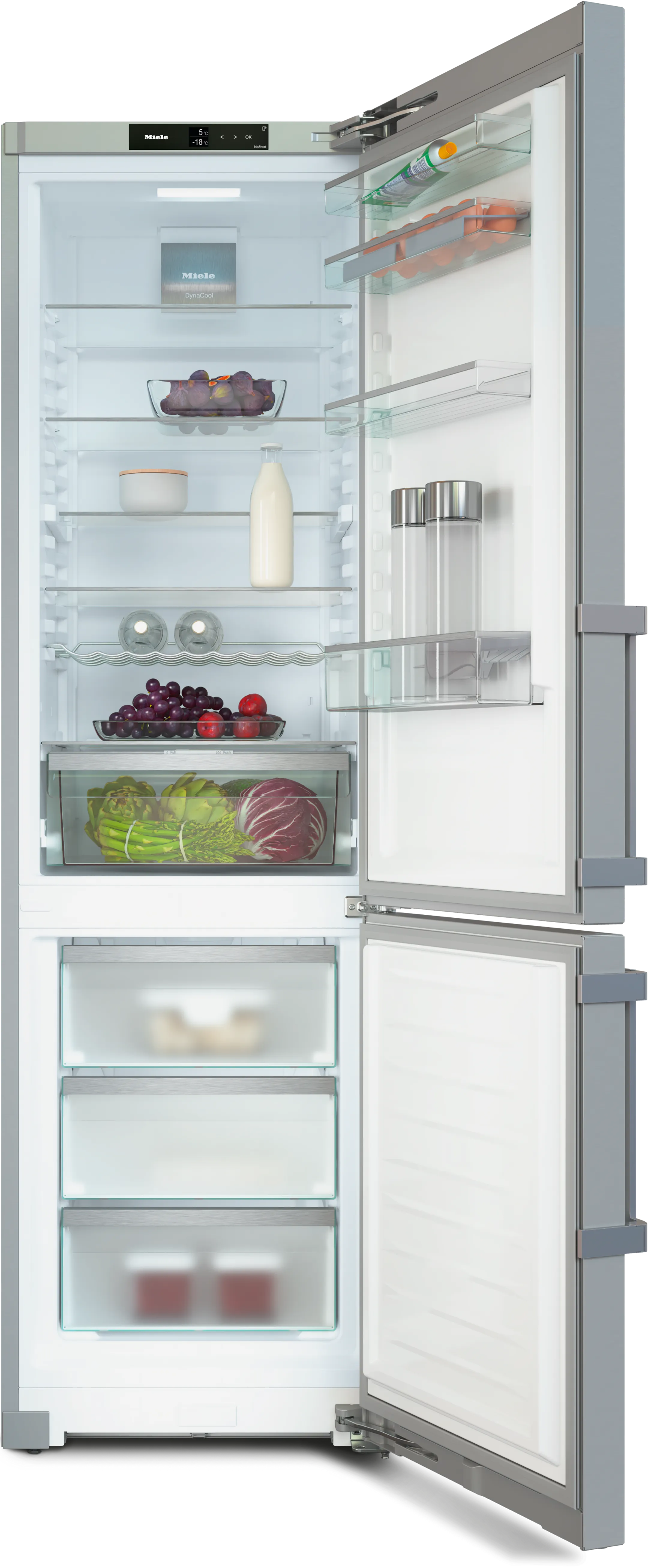 Miele Kühlschrank Gefrierkombi DailyFresh KFN 4795 AD Cleansteel image