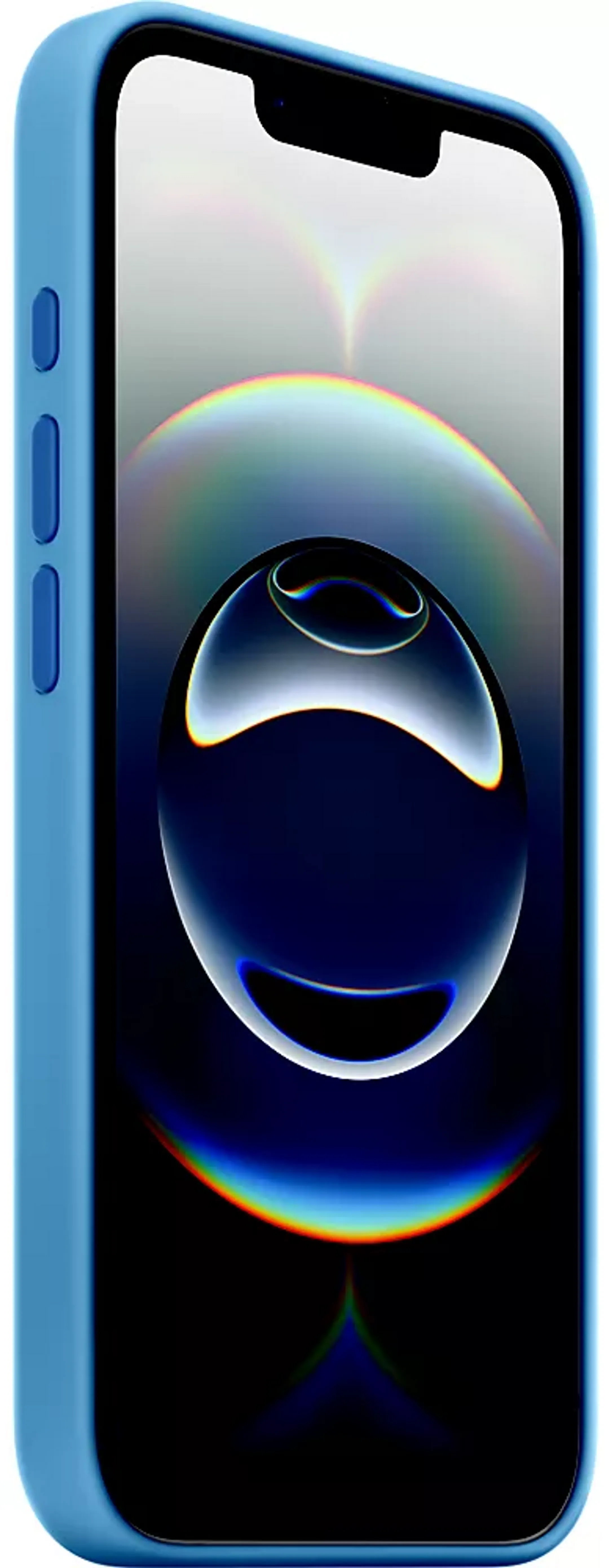 Apple Coque silicone pour iPhone 16e - Bleu image
