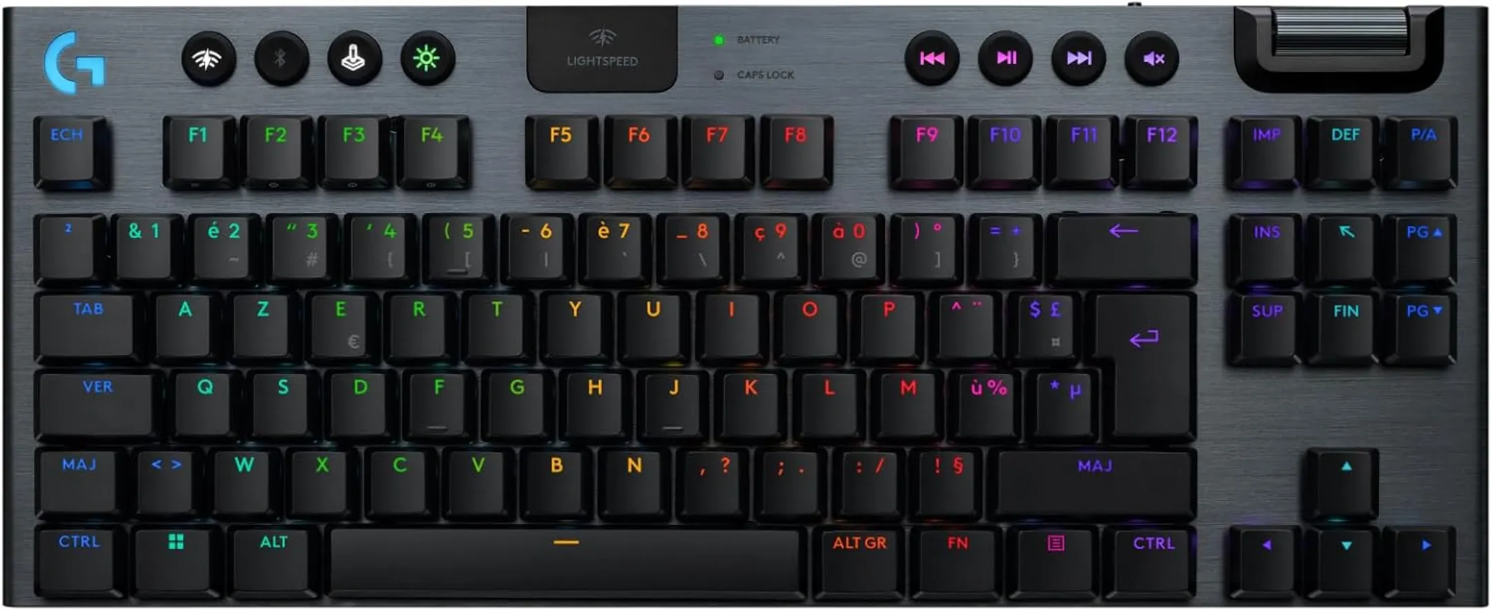 Kabellose Gaming-Tastatur G915X Lightspeed TKL - QWERTZ - Schwarz