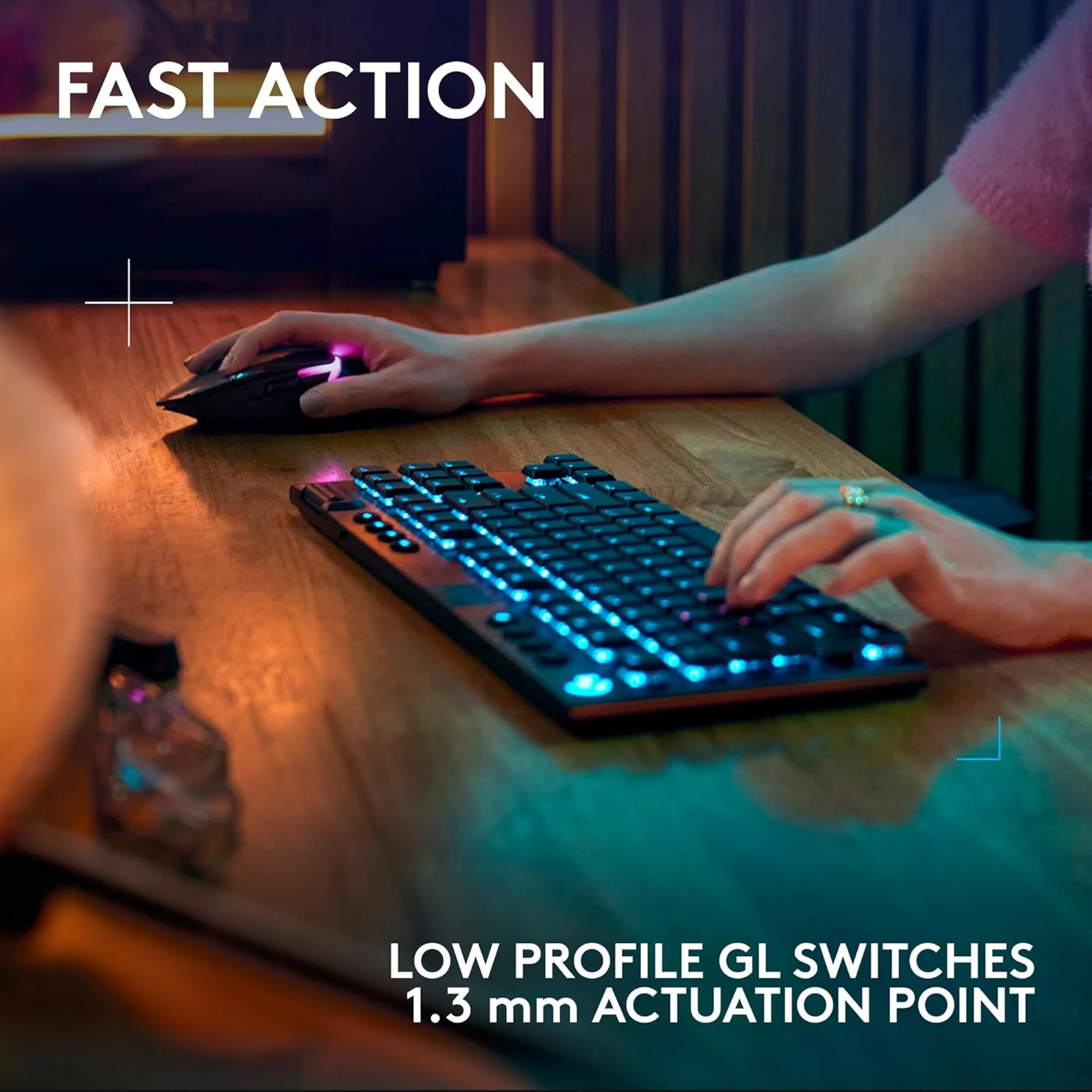 Logitech G Wireless Gaming Keyboard G915X Lightspeed TKL - QWERTZ - Black image