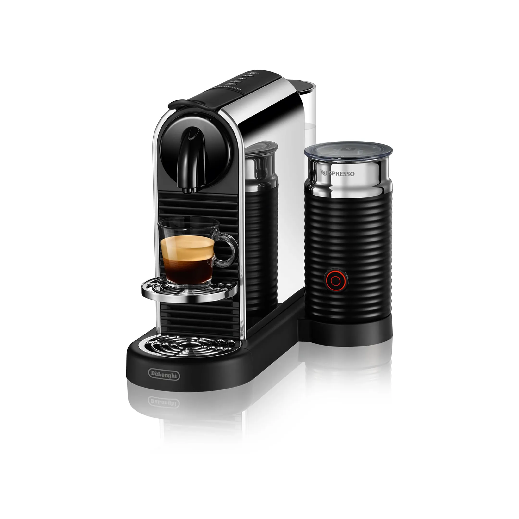 De'Longhi Nespresso Citiz & Milk coffee machine - Platinum Stainless Steel image