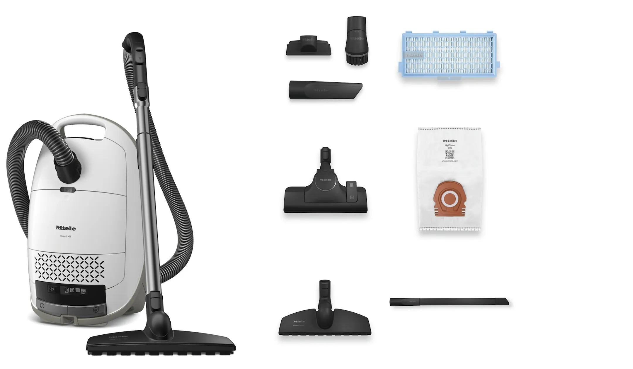 Miele Bagged vacuum cleaner Guard M1 Parquet Flex - Gloss White image