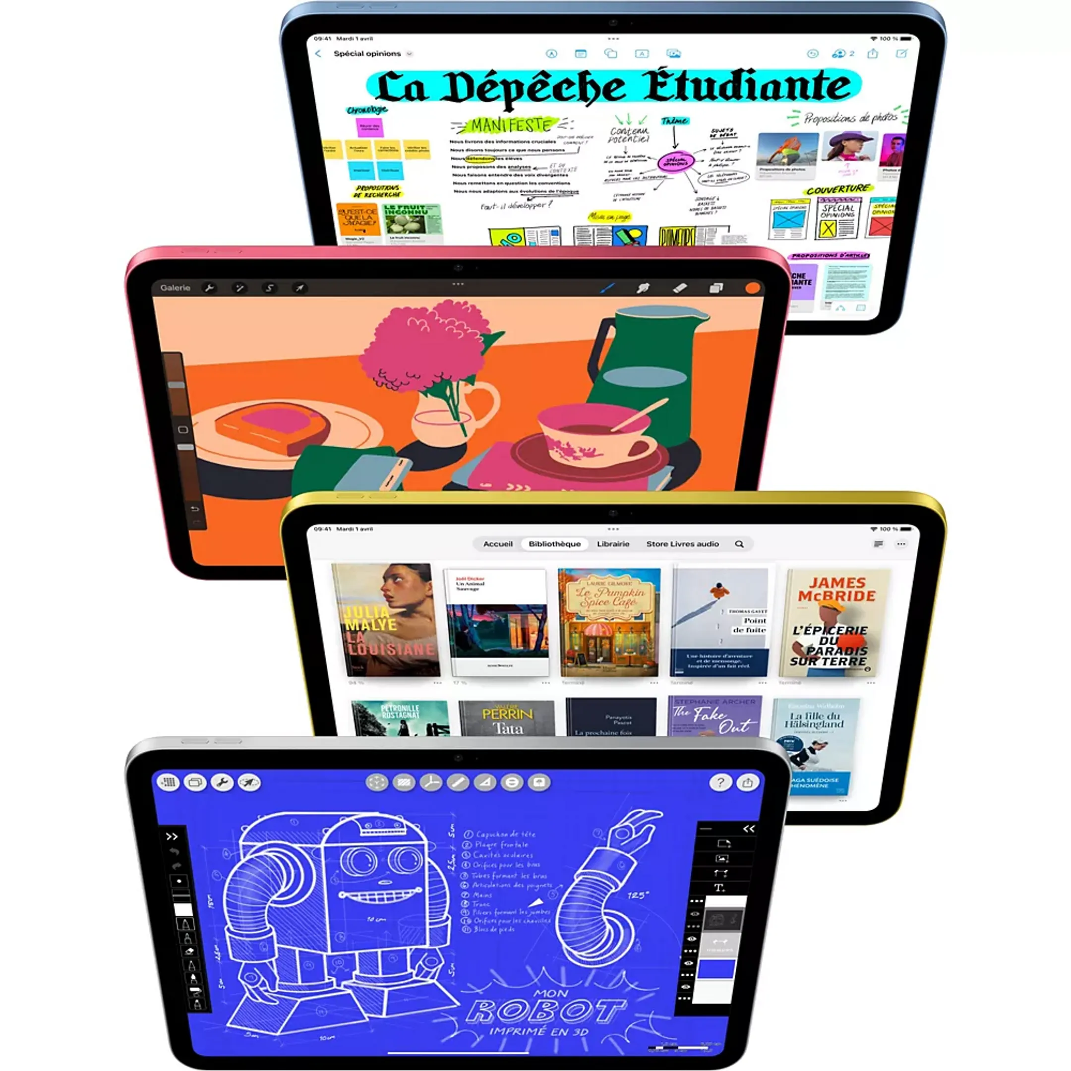 Apple iPad (Gen 11) 11" WiFi - 512Go - Rose image