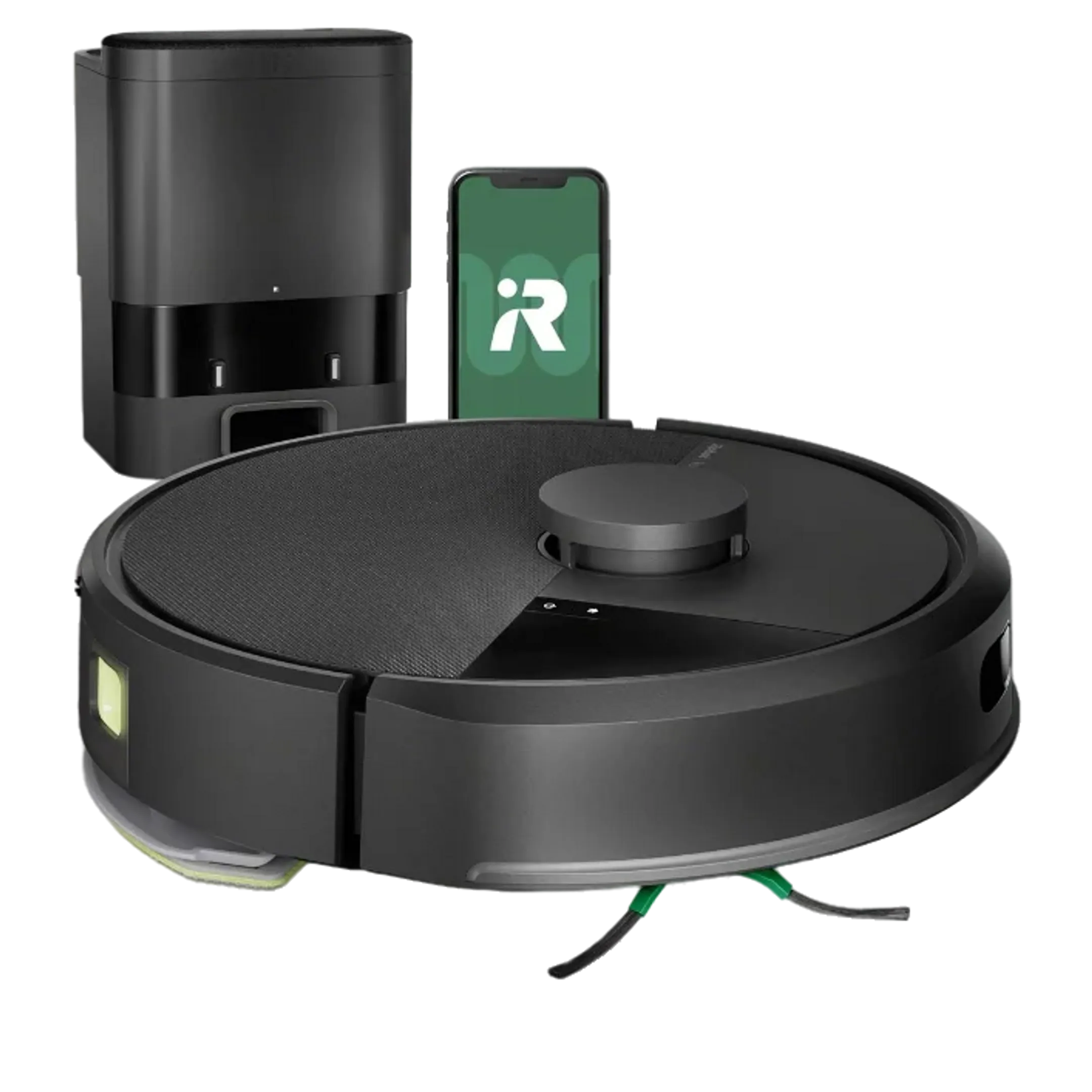 Robot aspirateur laveur Roomba 105 Combo + Base AutoEmpty - Noir