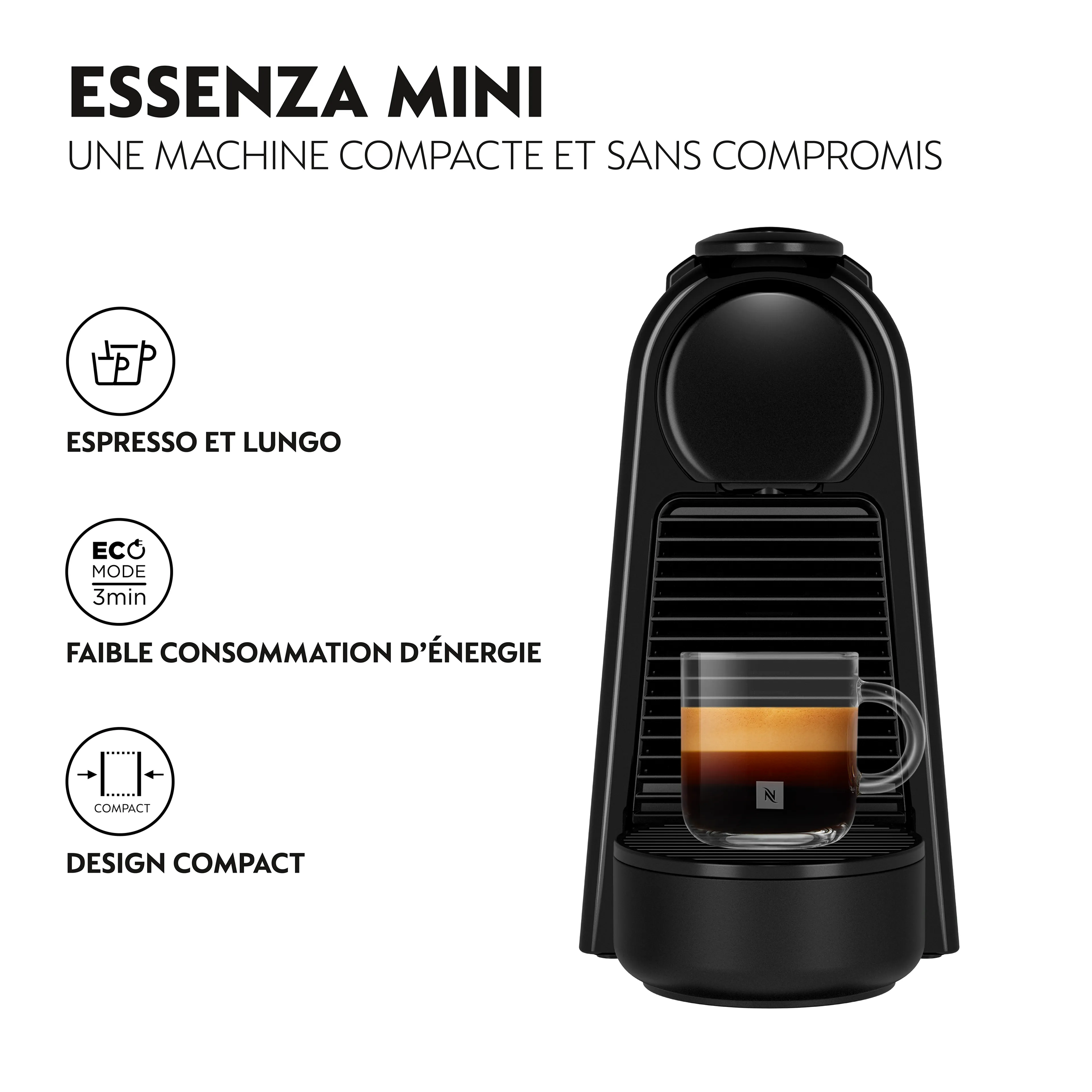 De'Longhi Machine à café Nespresso Essenza Mini Black image