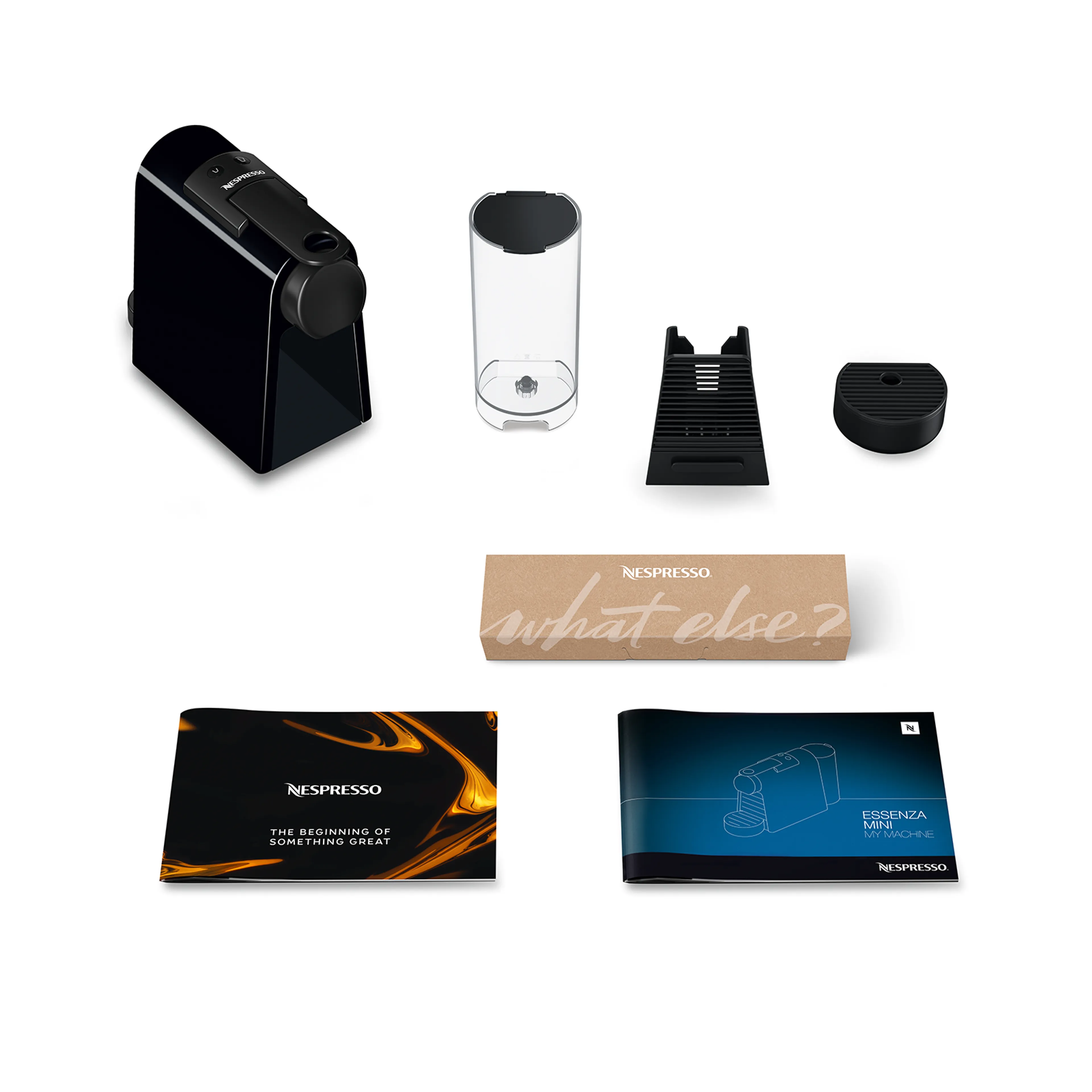 De'Longhi Nespresso Essenza Mini Black coffee machine image