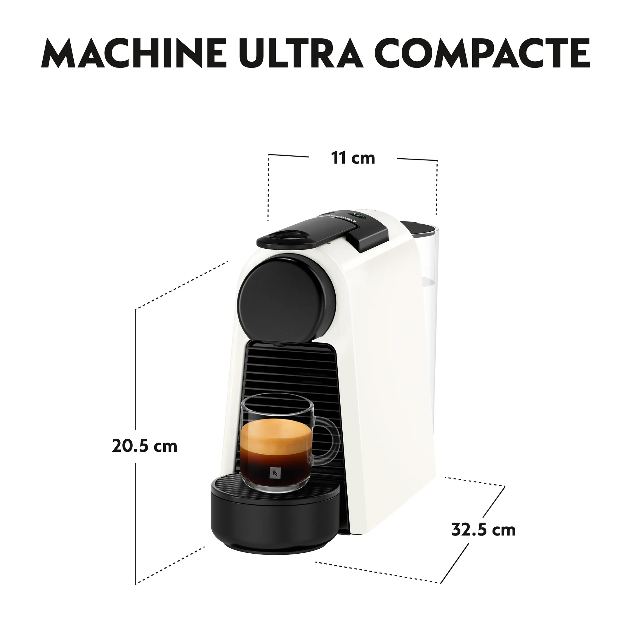 De'Longhi Nespresso Machine à café Essenza Mini White image