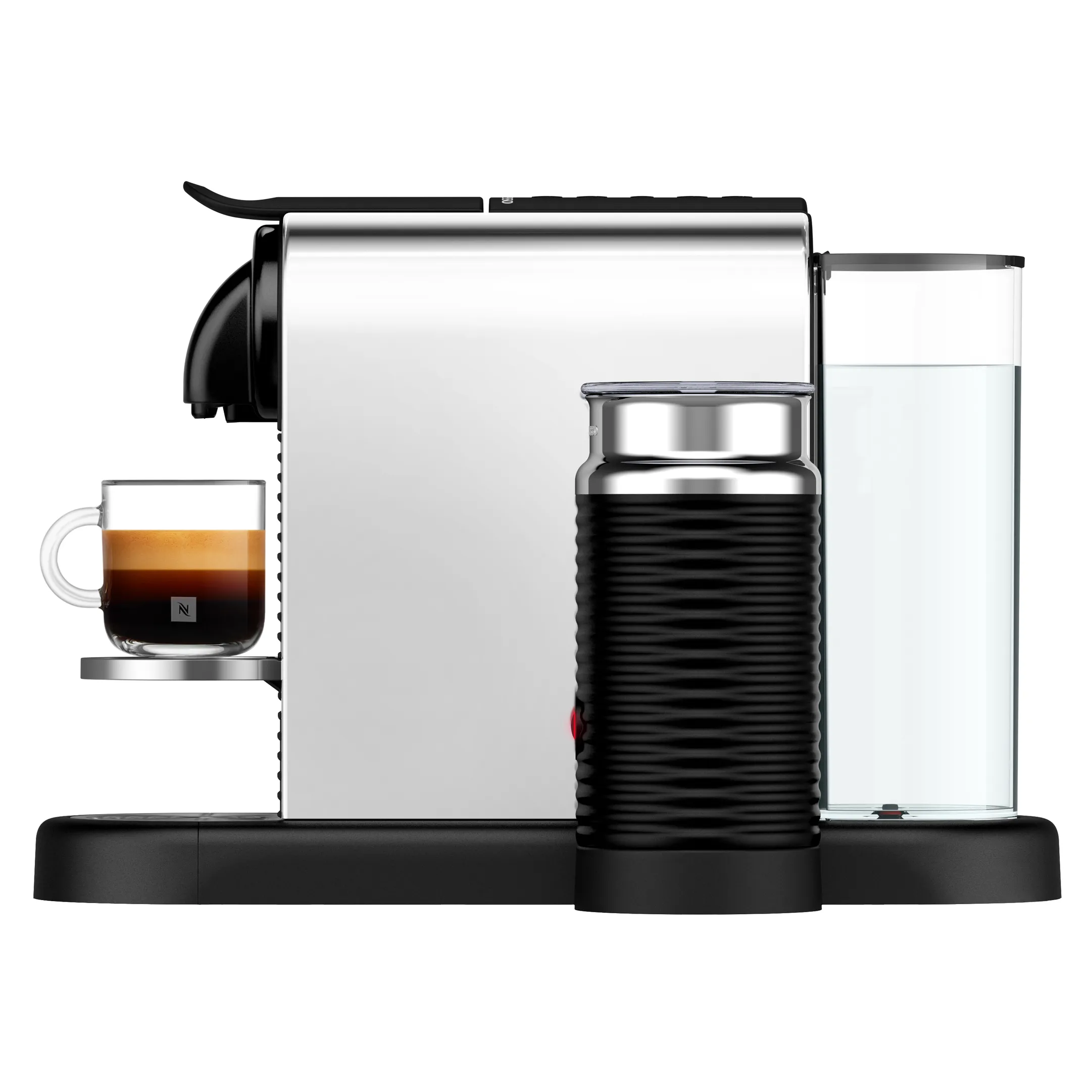 De'Longhi Nespresso Citiz & Milk coffee machine - Platinum Stainless Steel image