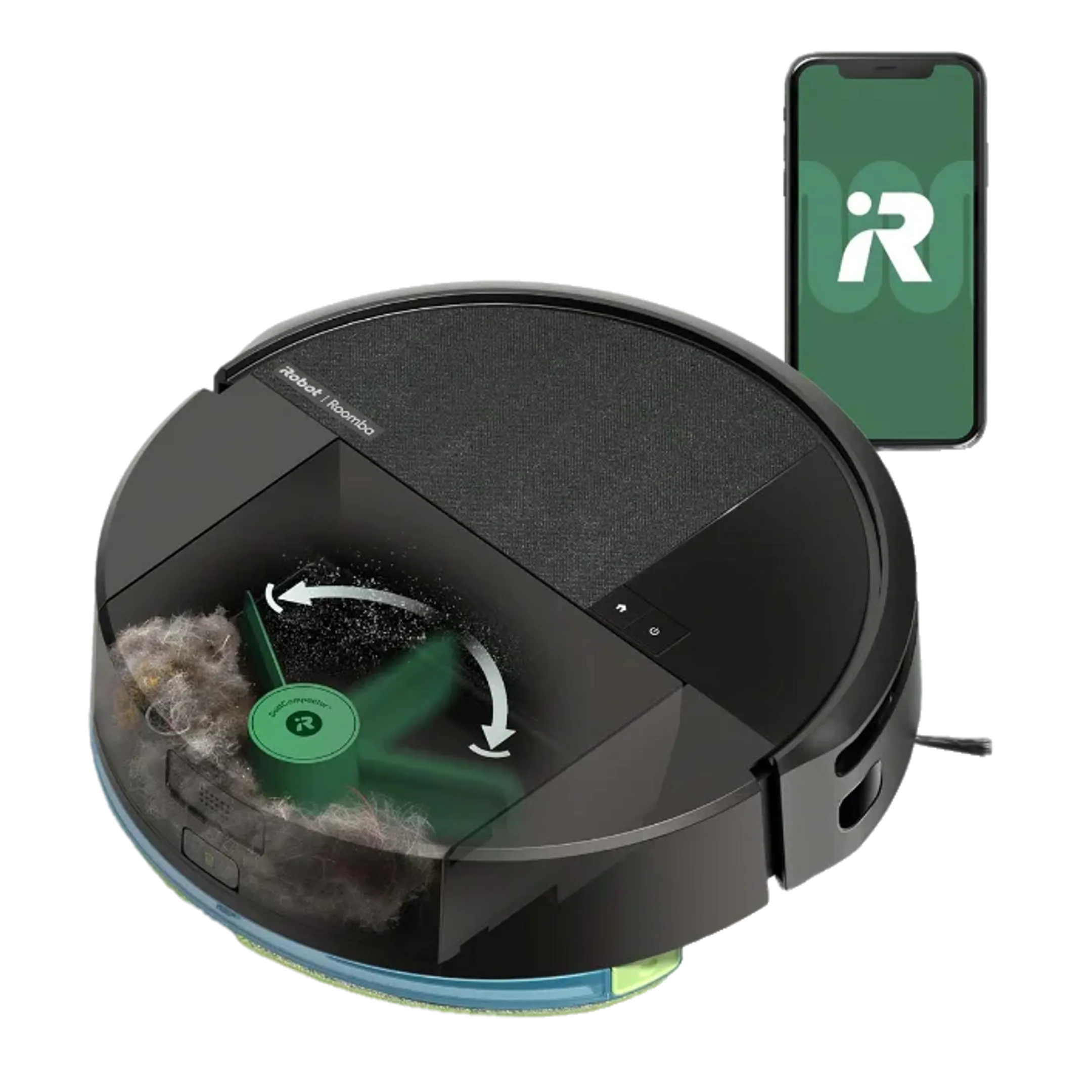 Robot Aspirateur laveur 205 DustCompactor Combo - Noir