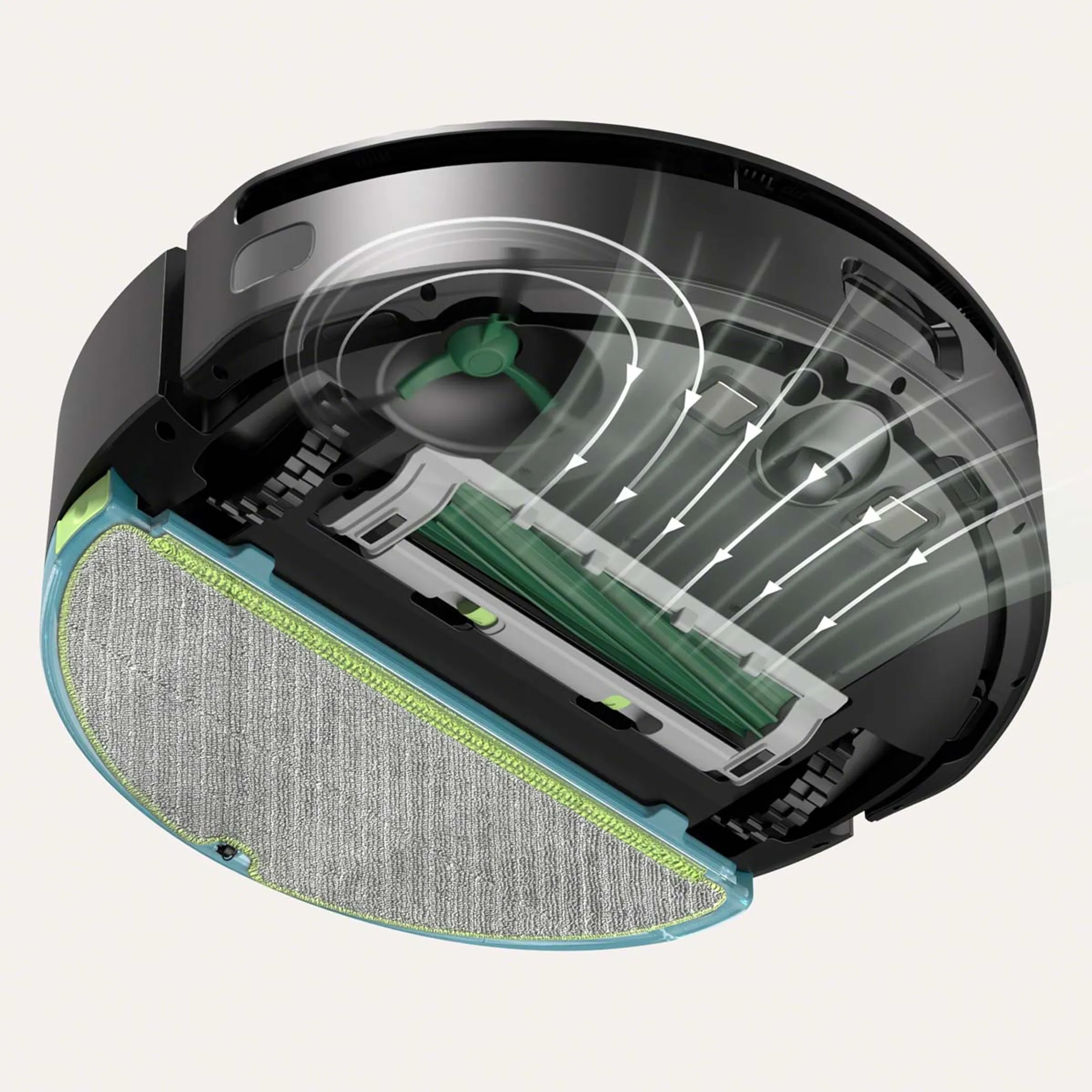 iRobot Robot Aspirateur laveur 205 DustCompactor Combo - Noir image