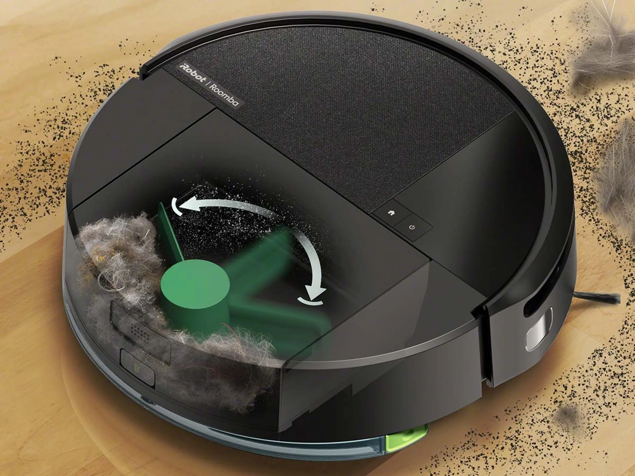 iRobot Robot Aspirateur laveur 205 DustCompactor Combo - Noir image