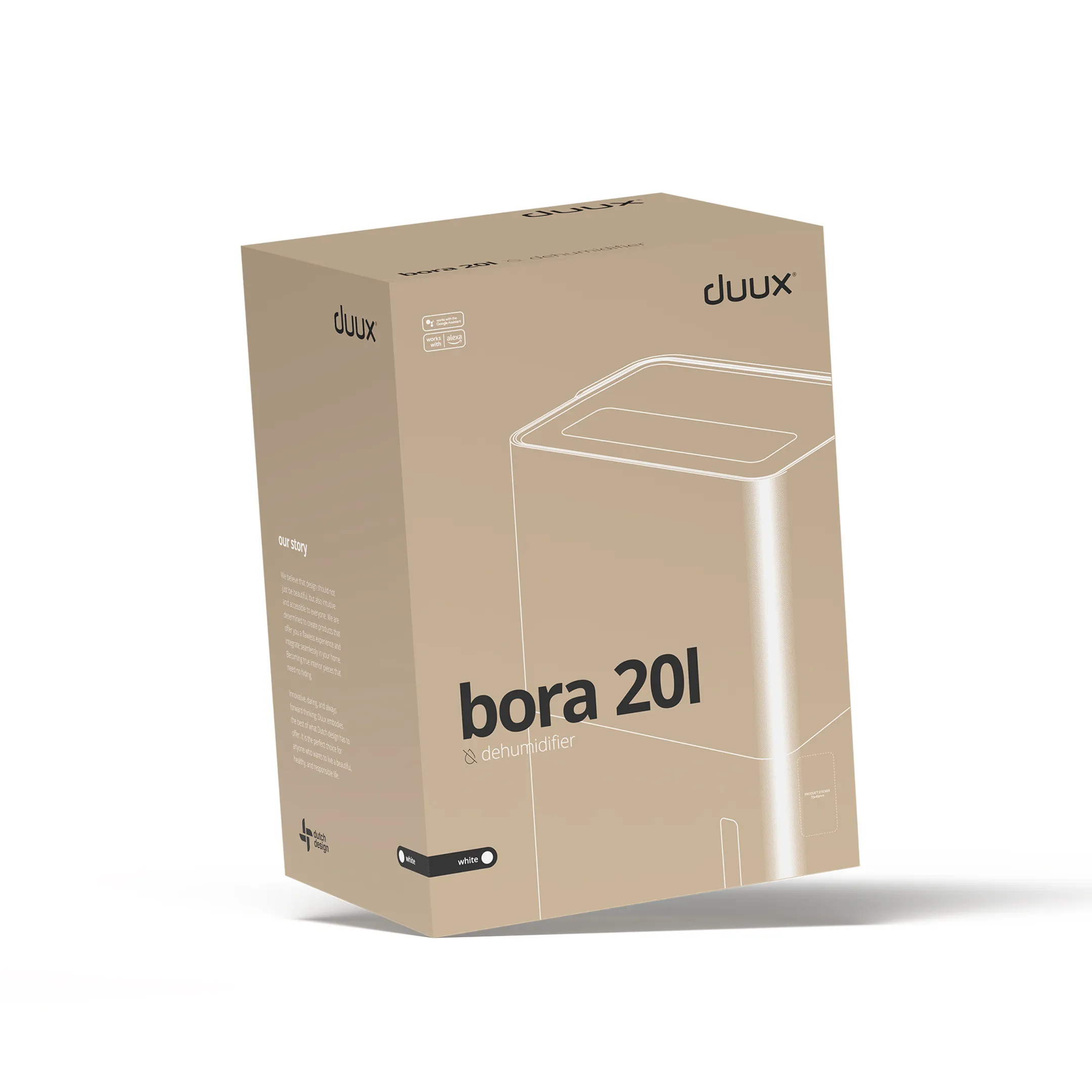 DUUX Déshumidificateur BORA 20L DXDH20 image