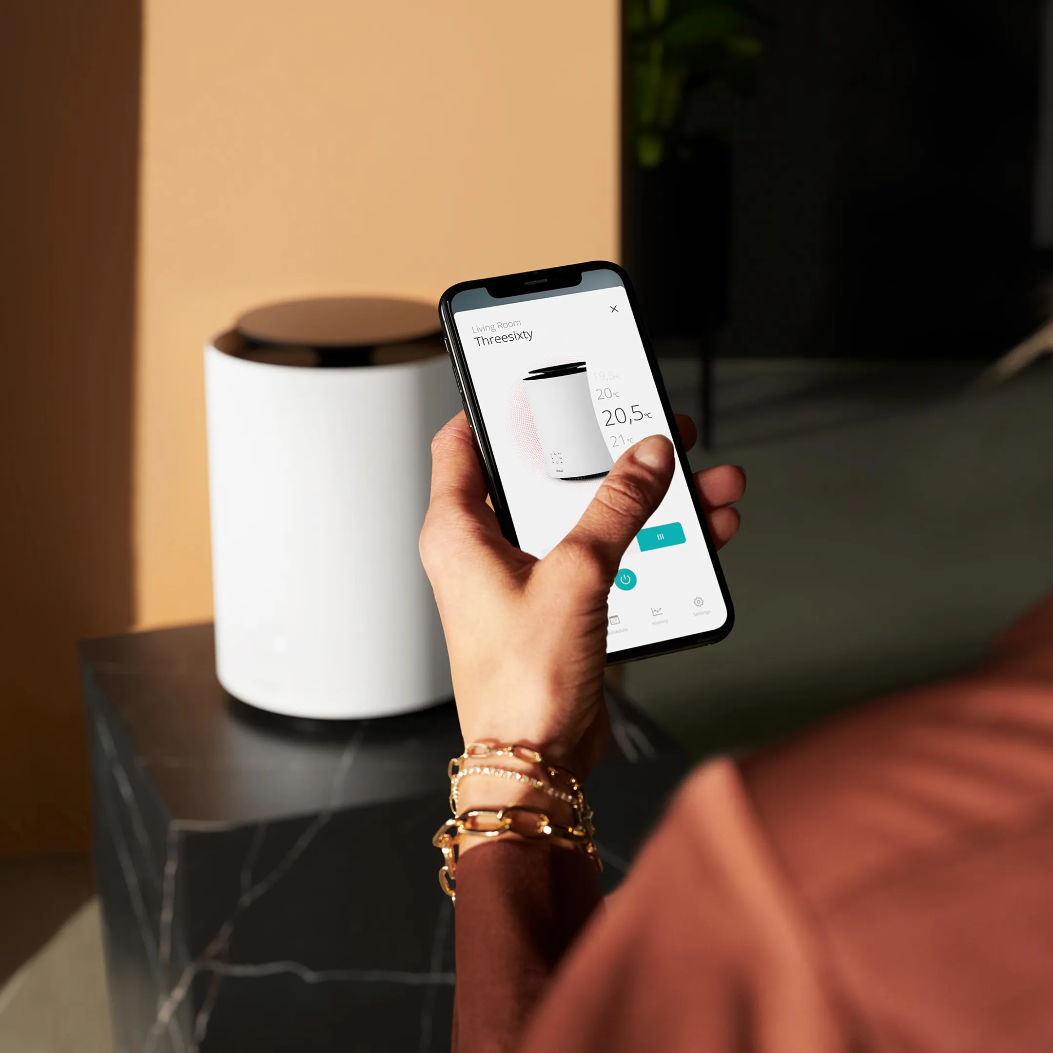 DUUX Heizlüfter THREESIXTY 2 – 1800 W – Weiss image