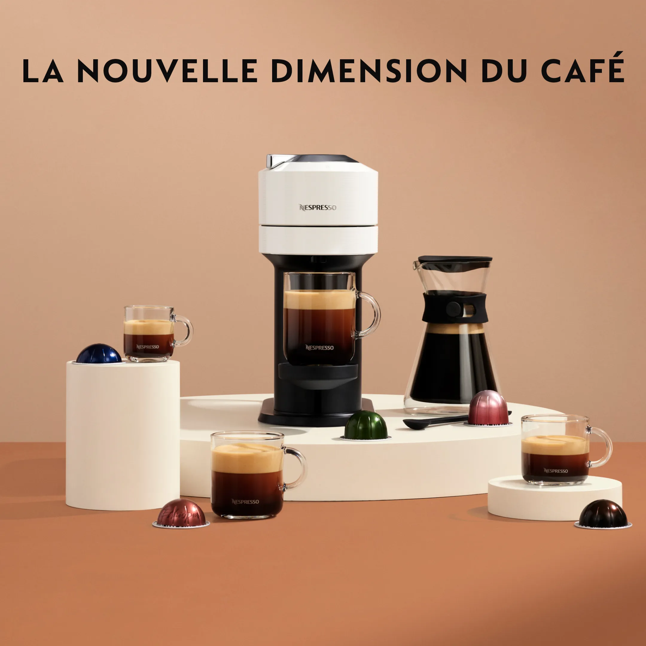 De'Longhi Machine à café Nespresso Vertuo Next - Matt Black image