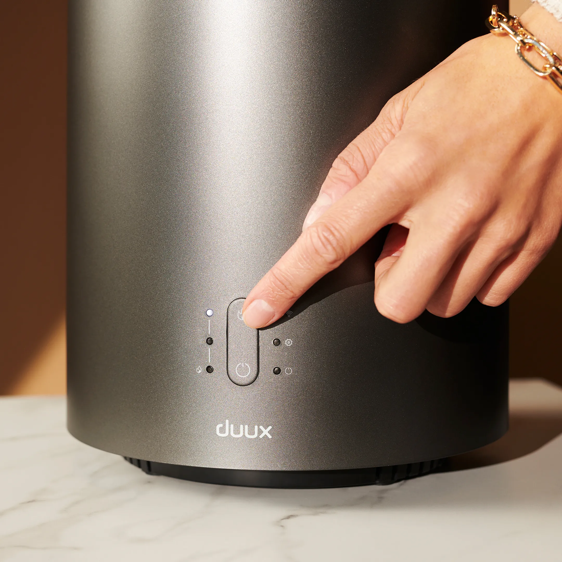 DUUX Fan Heater THREESIXTY 2 - 1800W - Gray image