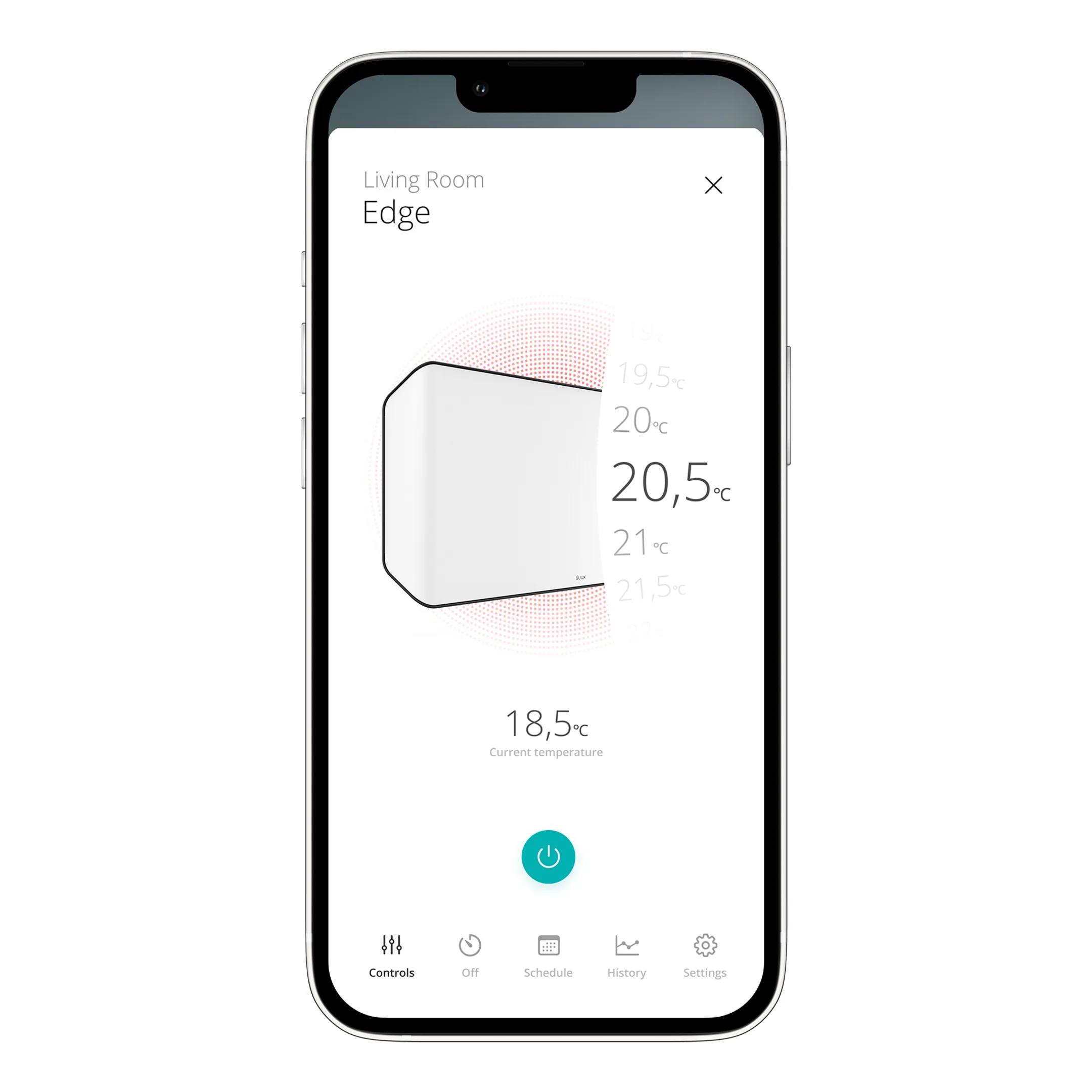 DUUX Chauffage électrique EDGE 2000 - 2000W - Blanc image