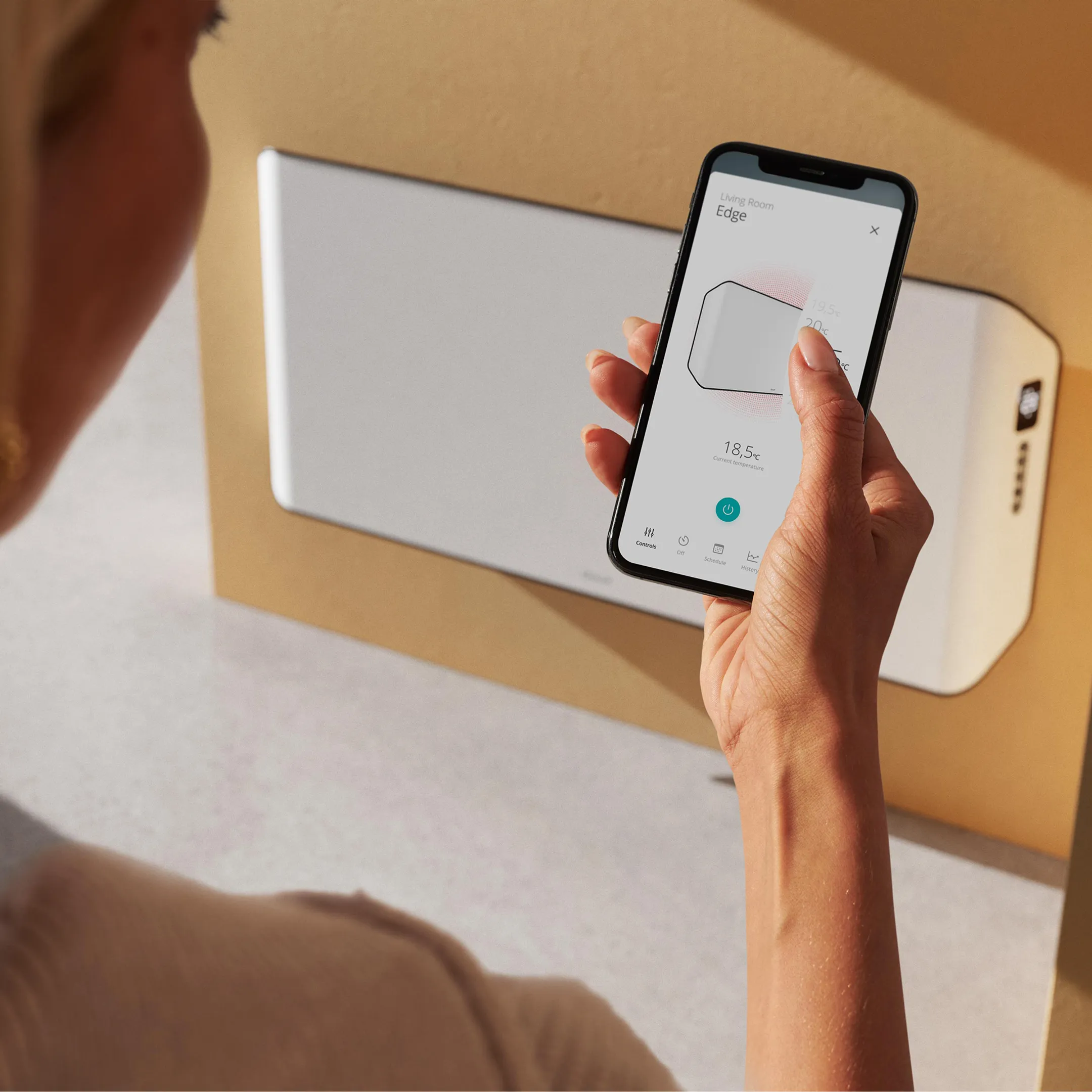 DUUX Chauffage électrique EDGE 2000 - 2000W - Blanc image