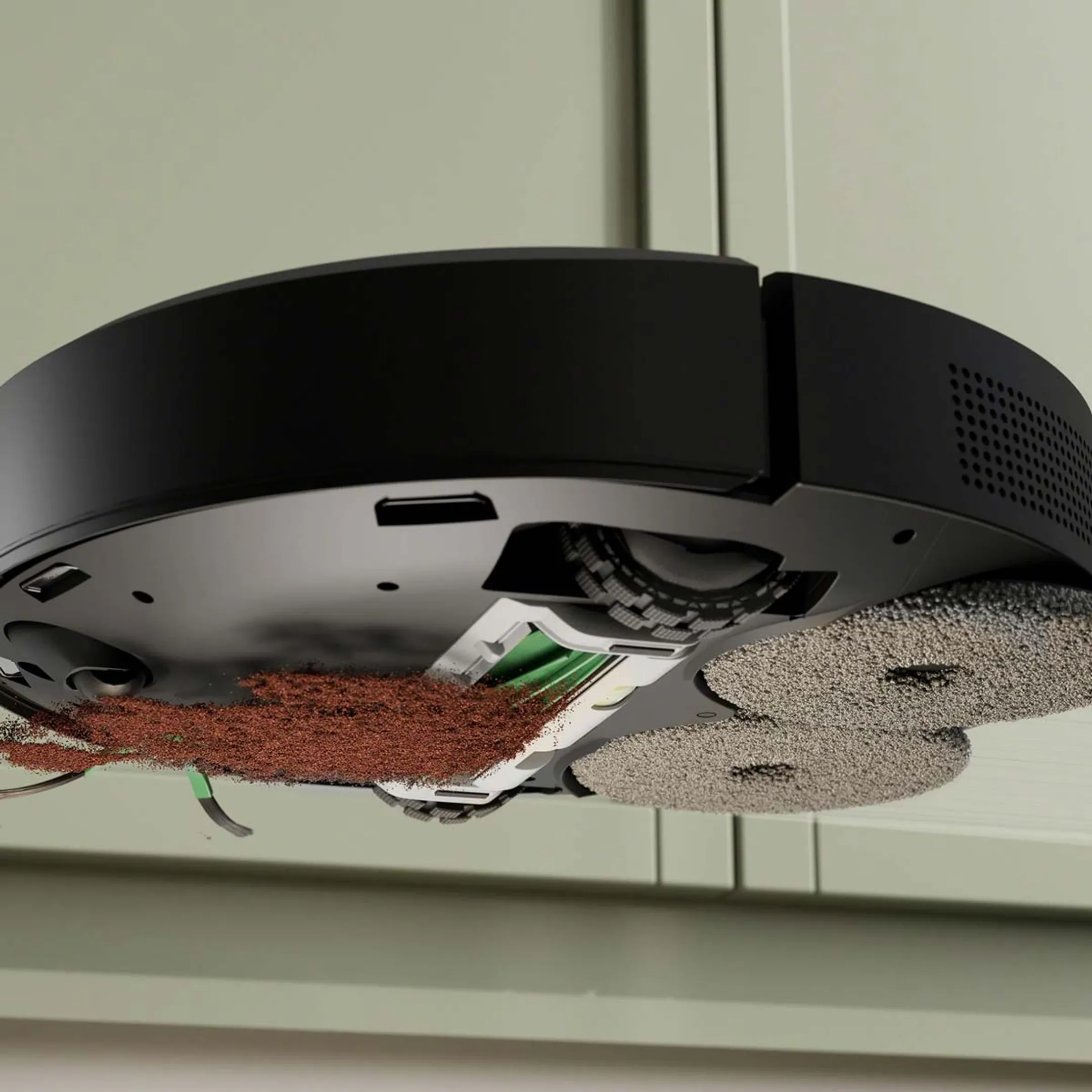 iRobot Robot Vacuum Cleaner Roomba Plus 405 Combo+ AutoWash Base - Black image