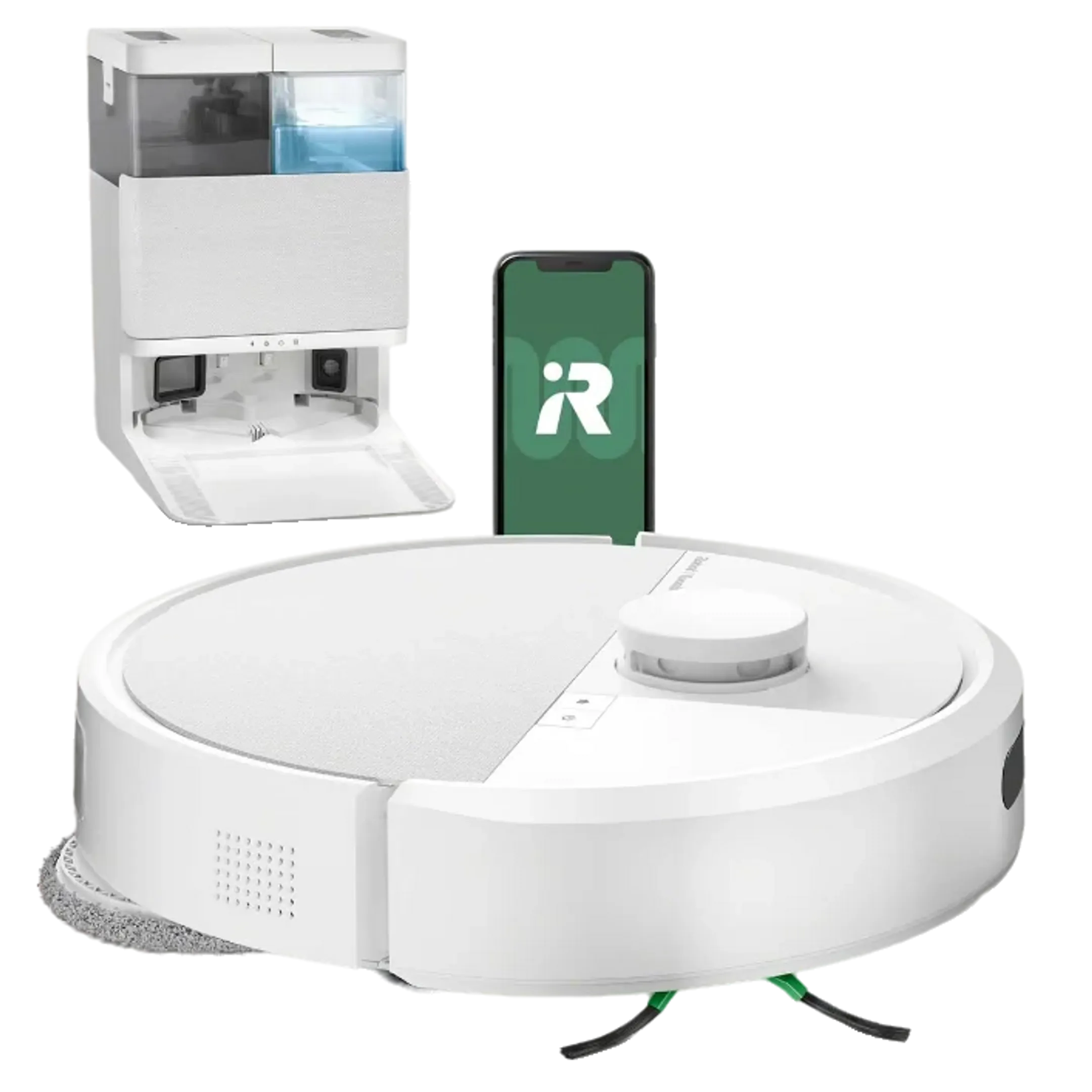 Robot Vacuum Cleaner Roomba Plus 405 Combo+ AutoWash Base - White