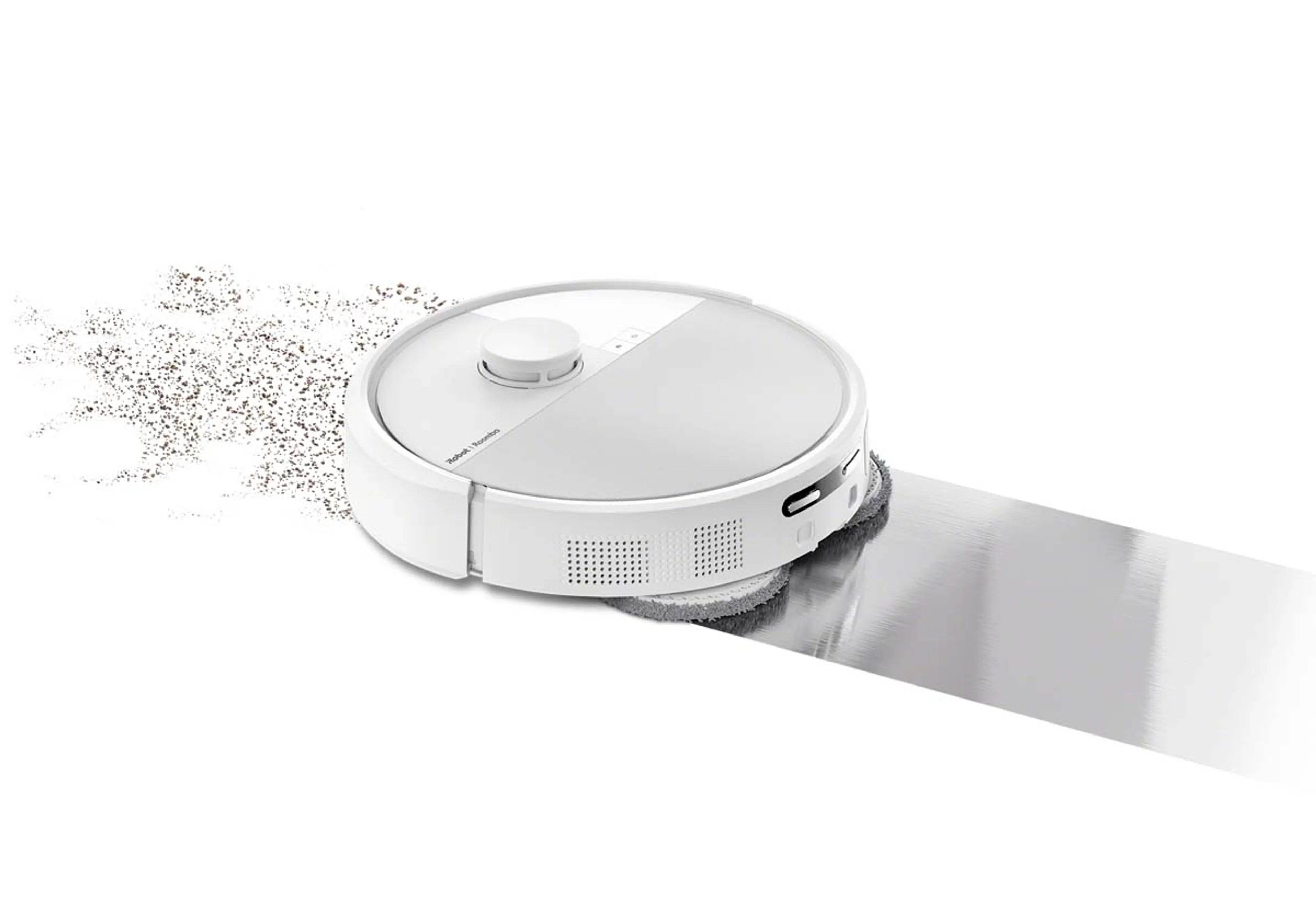 iRobot Robot Vacuum Cleaner Roomba Plus 405 Combo+ AutoWash Base - White image