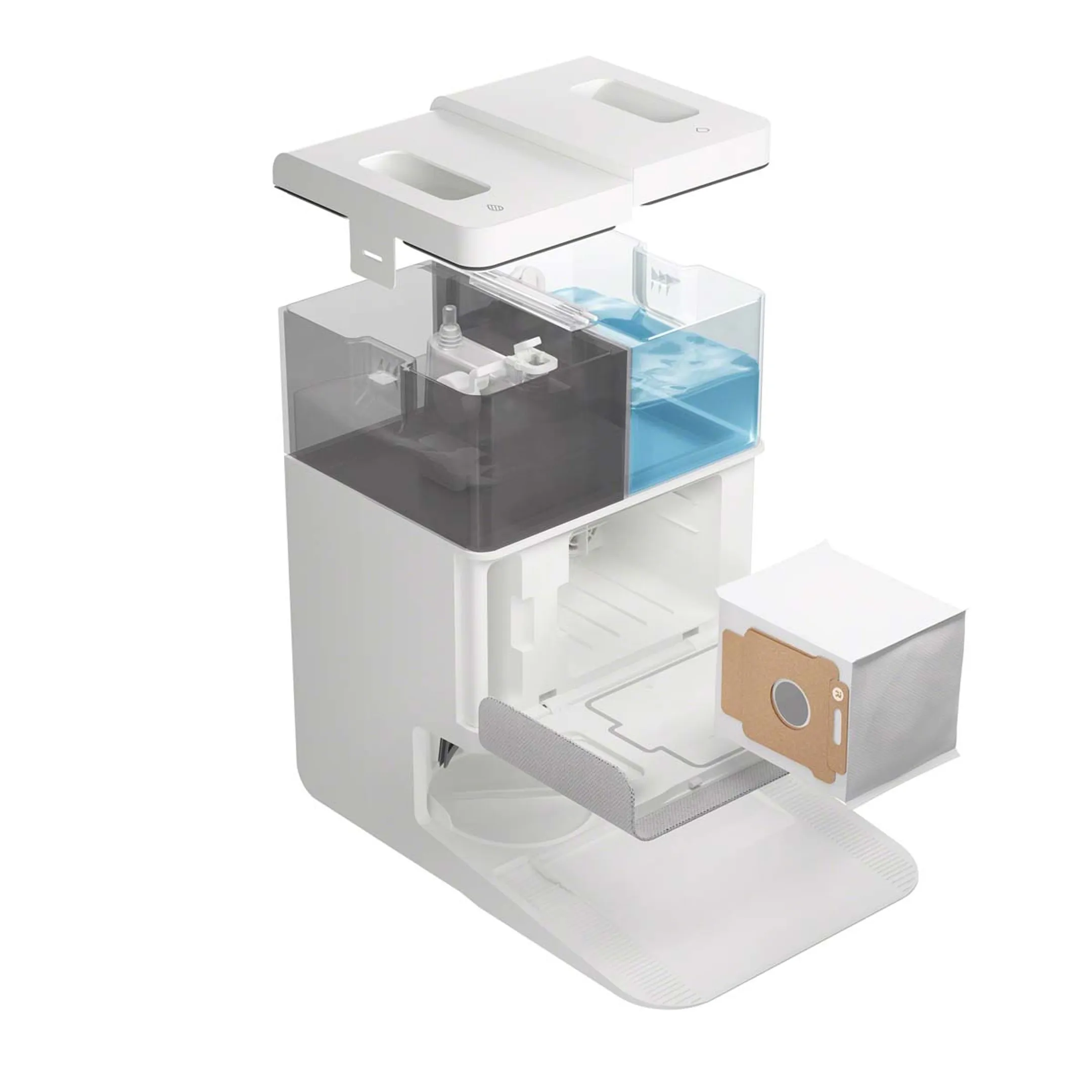 iRobot Staubsauger-Waschroboter Roomba Plus 405 Combo + AutoWash-Basisstation - Weiss image