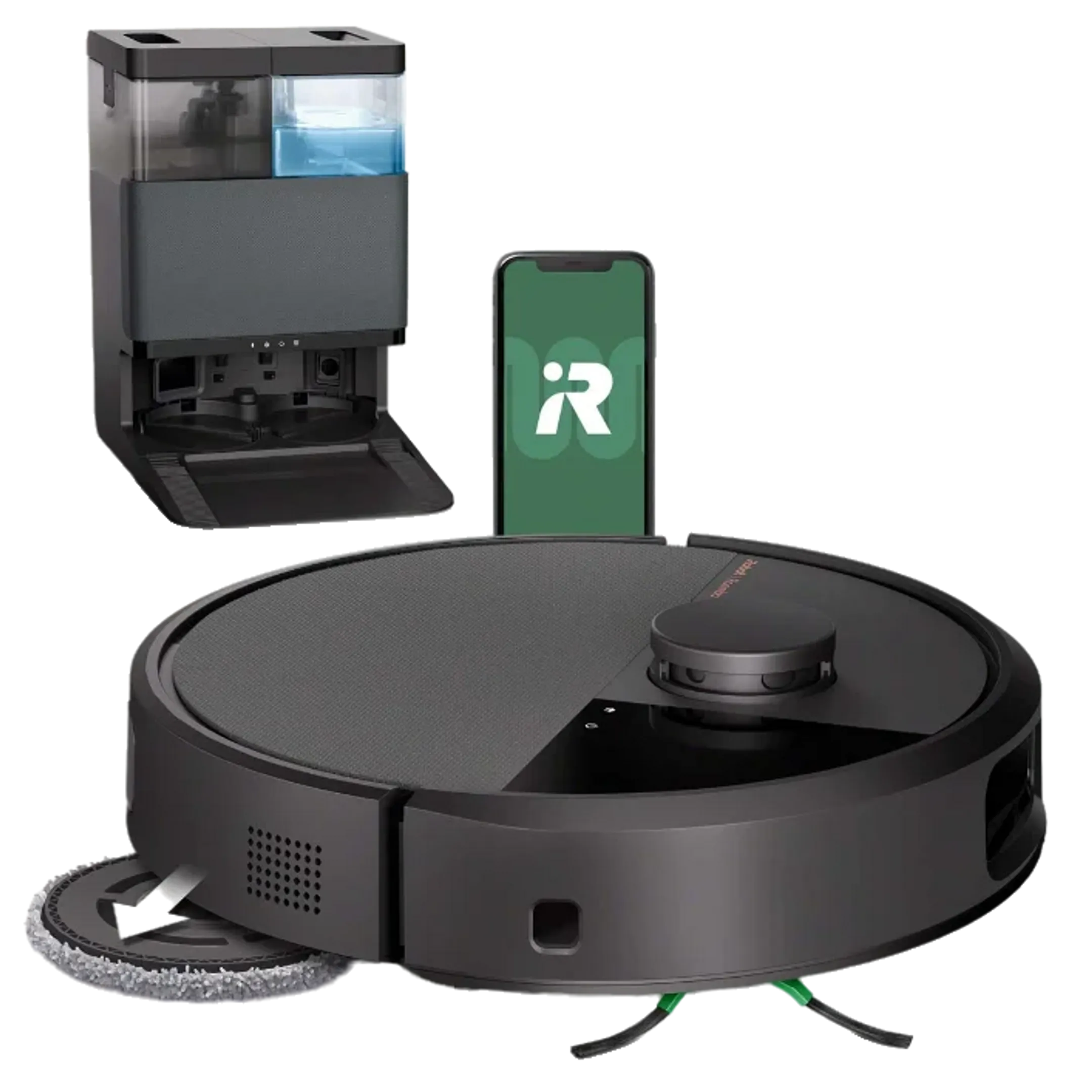 Robot aspirateur laveur Roomba Plus 505 Combo + Base AutoWash - Noir